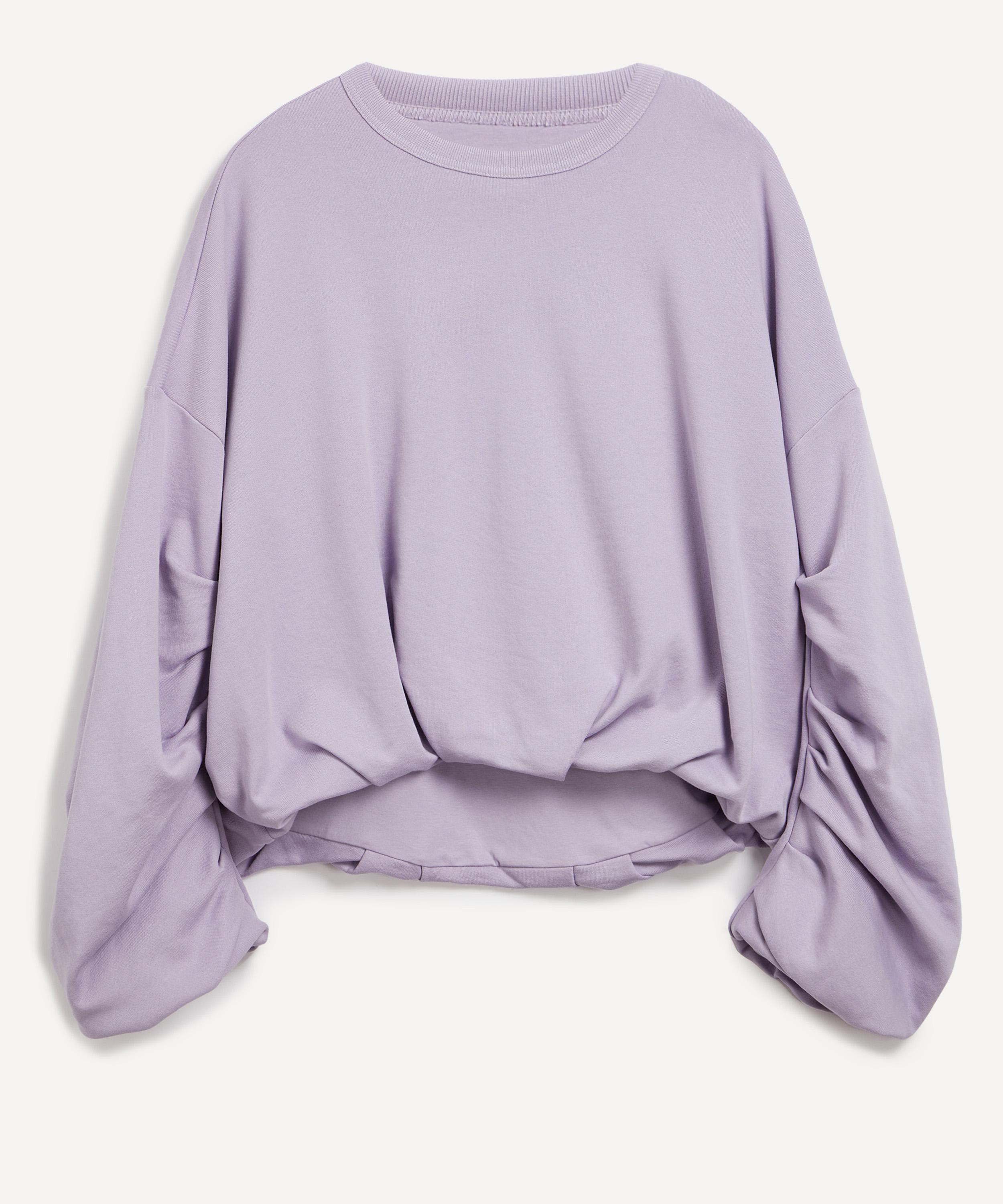 DRIES VAN NOTEN long-sleeve silk shirt - Purple