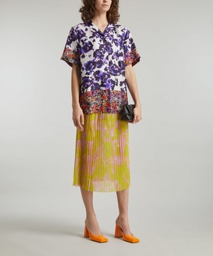 Dries Van Noten - Sarean Pleated Midi-Skirt image number 1