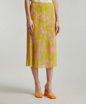 Dries Van Noten - Sarean Pleated Midi-Skirt image number 2