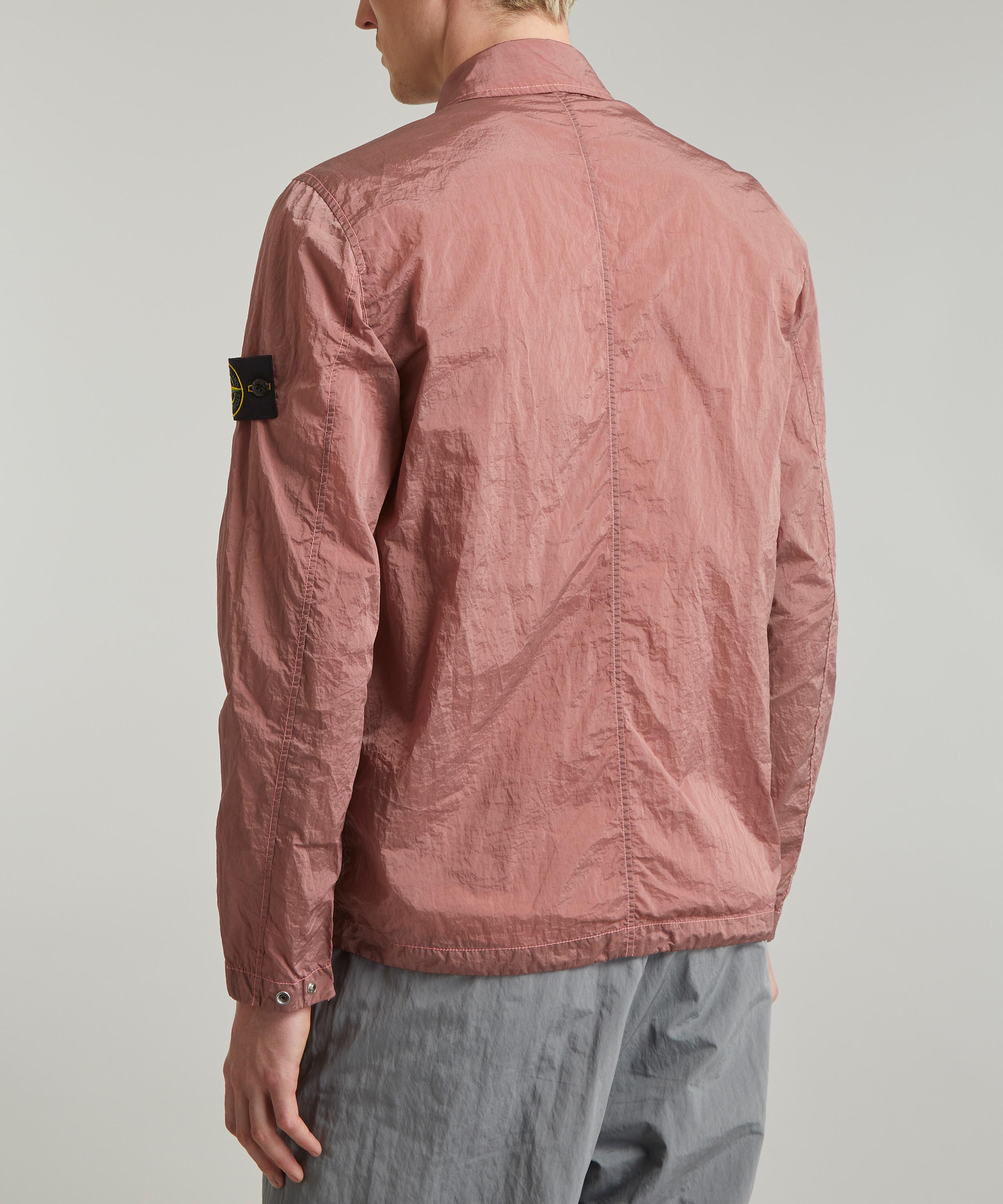 Stone island best sale pink overshirt