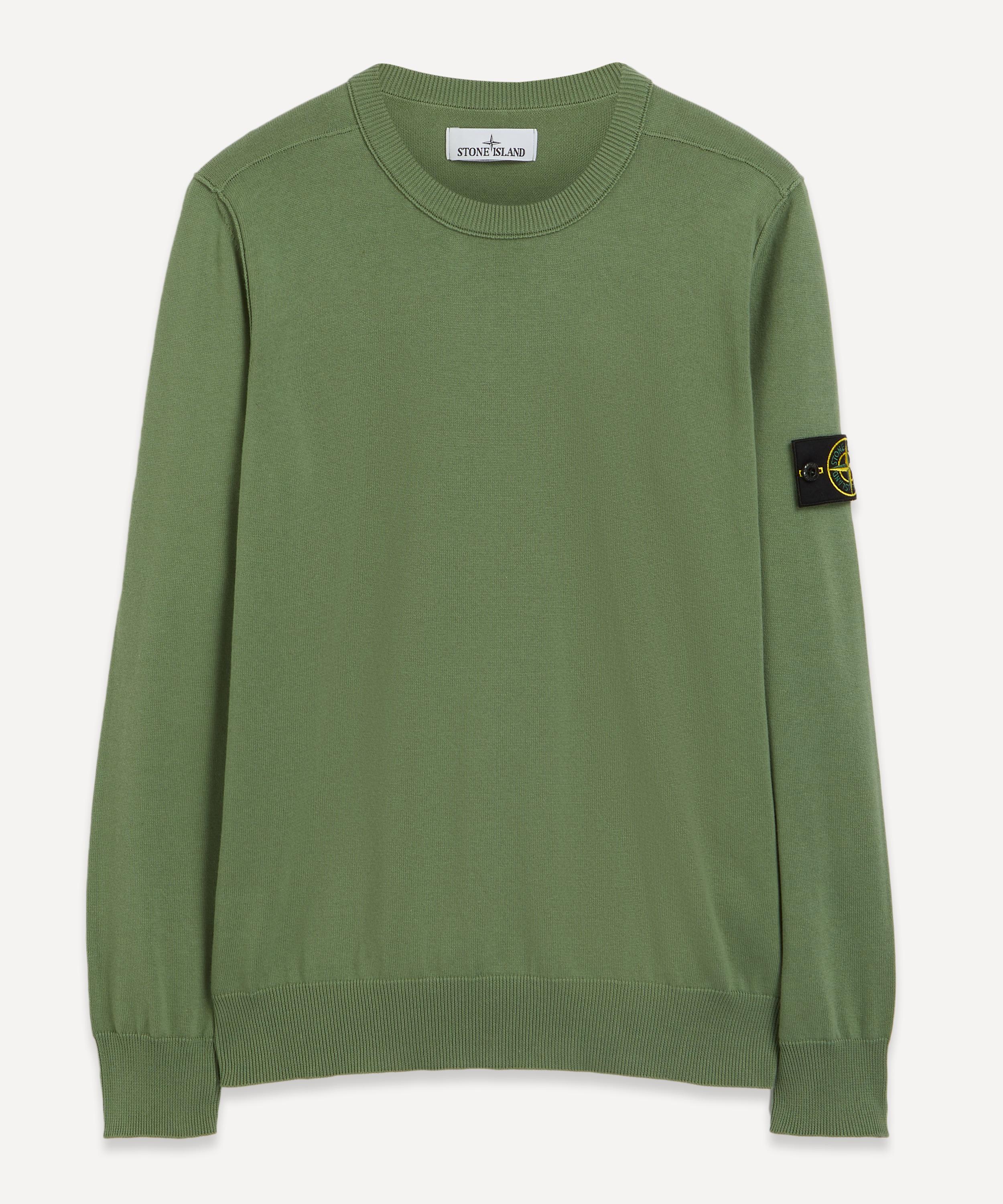 Stone Island - Knitted Logo Patch Sweatshirt image number 0