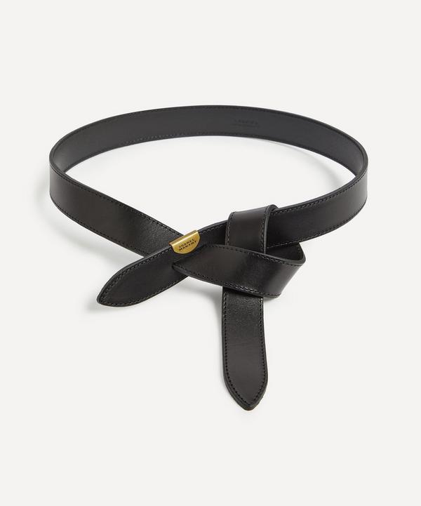 Isabel Marant - Leather Lecce Knotted Belt image number null