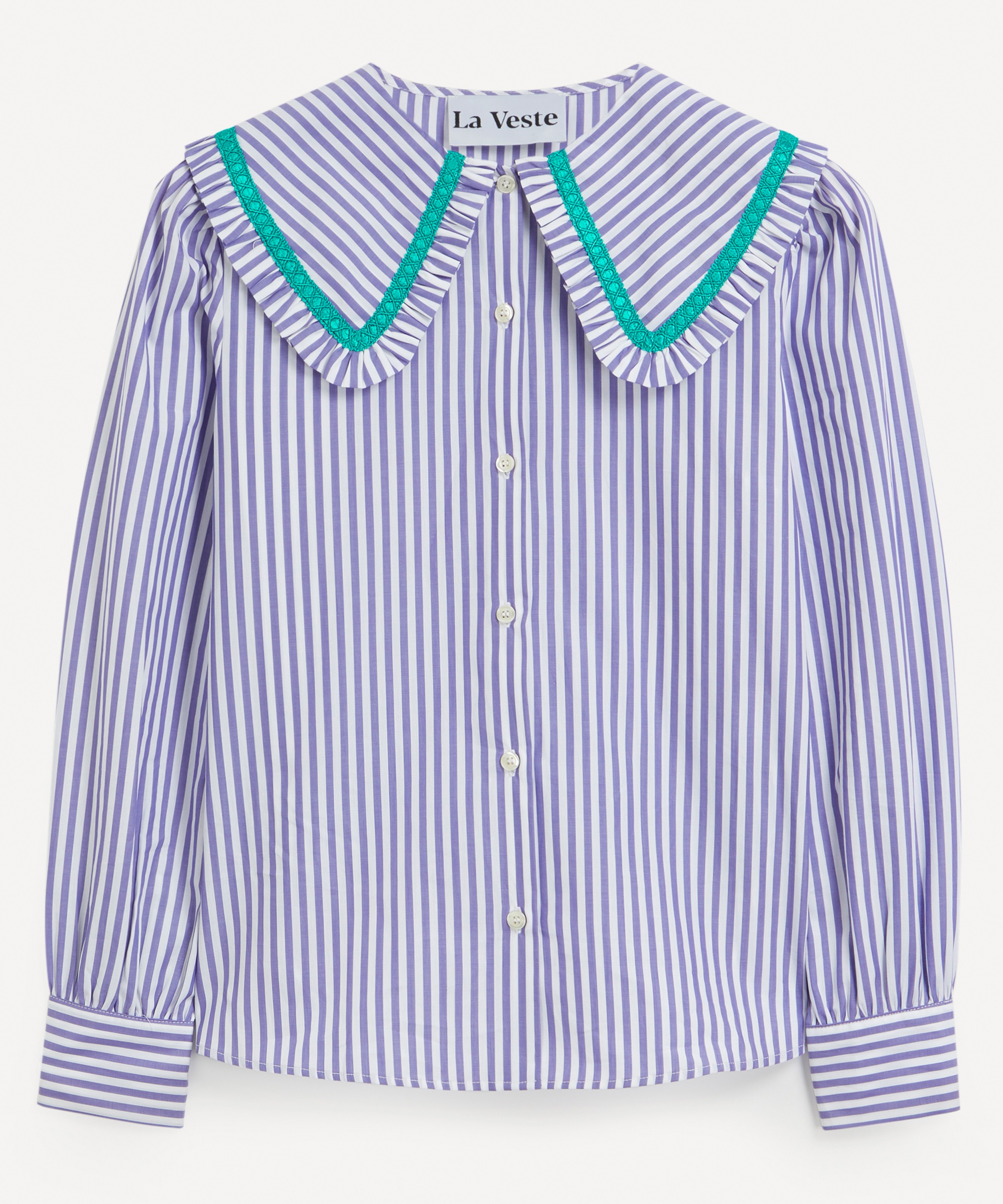 La Veste - Striped School Shirt image number null