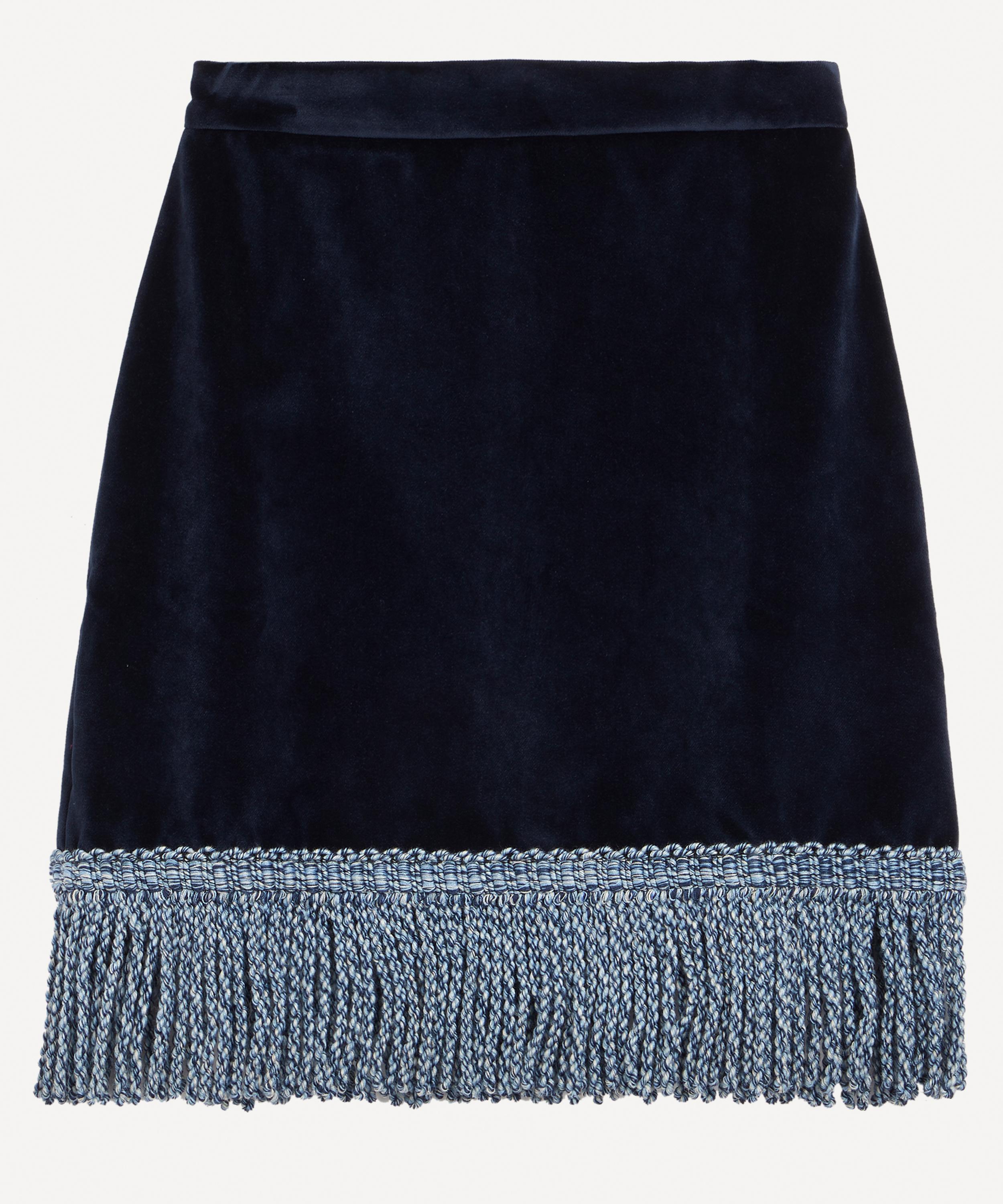 Cher Velvet Mini-Skirt