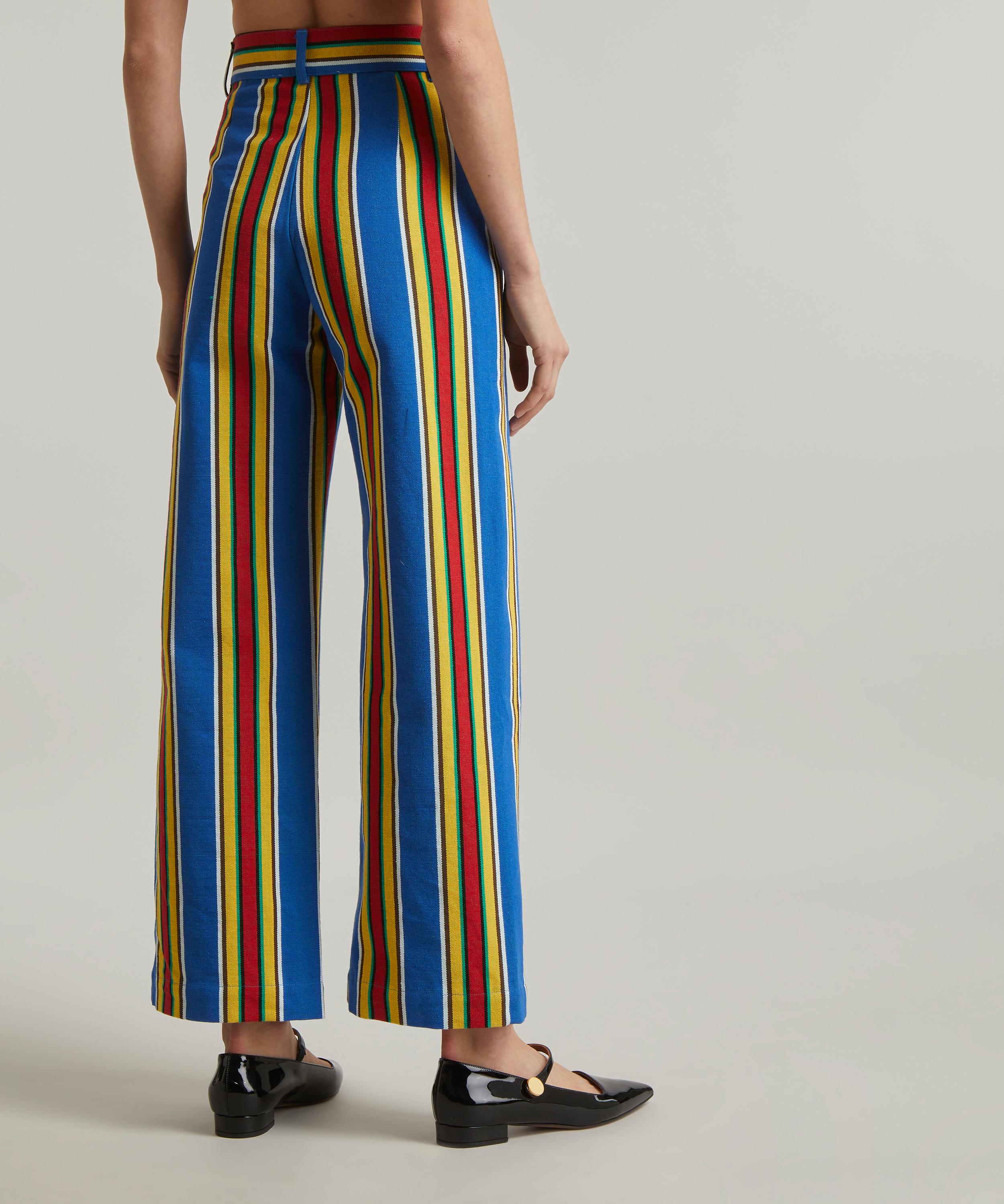 Long on sale striped trousers