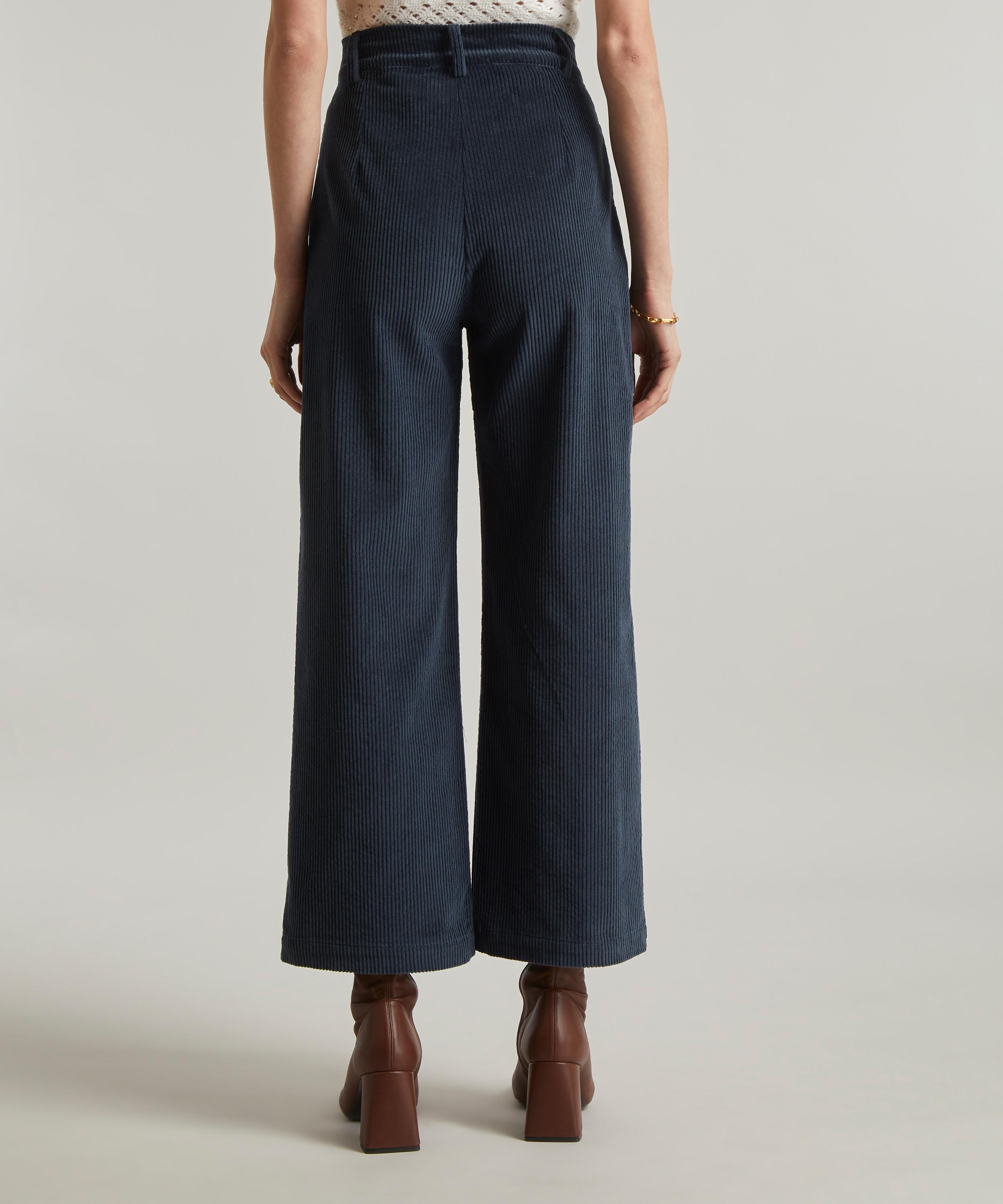 La Veste - Clovis Navy Corduroy Trousers image number 3