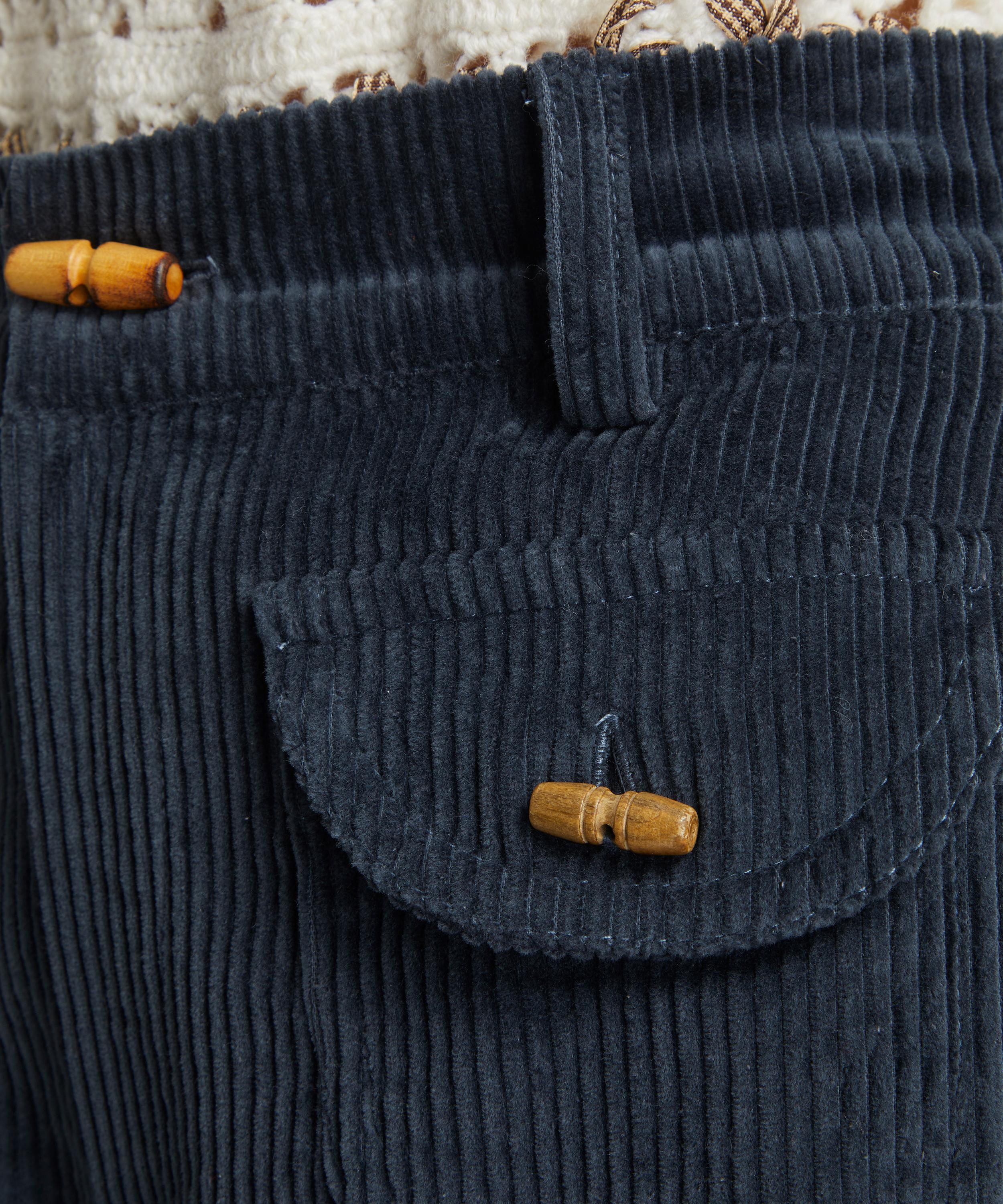 La Veste - Clovis Navy Corduroy Trousers image number 4