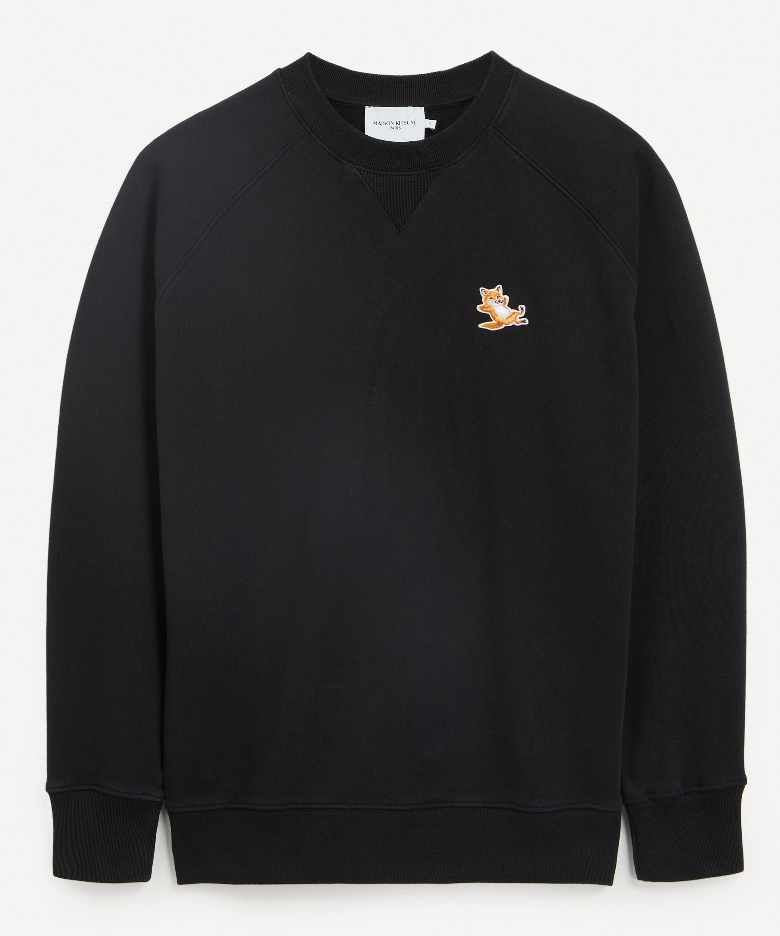 Maison Kitsuné Chillax Fox Patch Classic R-Neck Sweatshirt | Liberty