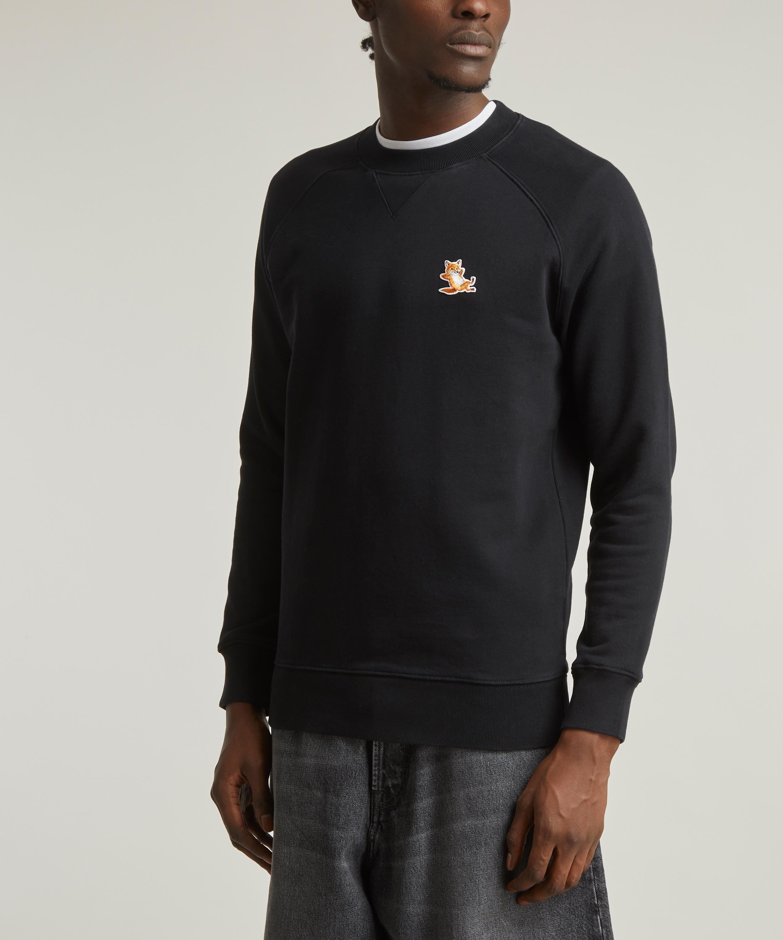 Maison Kitsuné - Chillax Fox Patch Classic R-Neck Sweatshirt image number 2