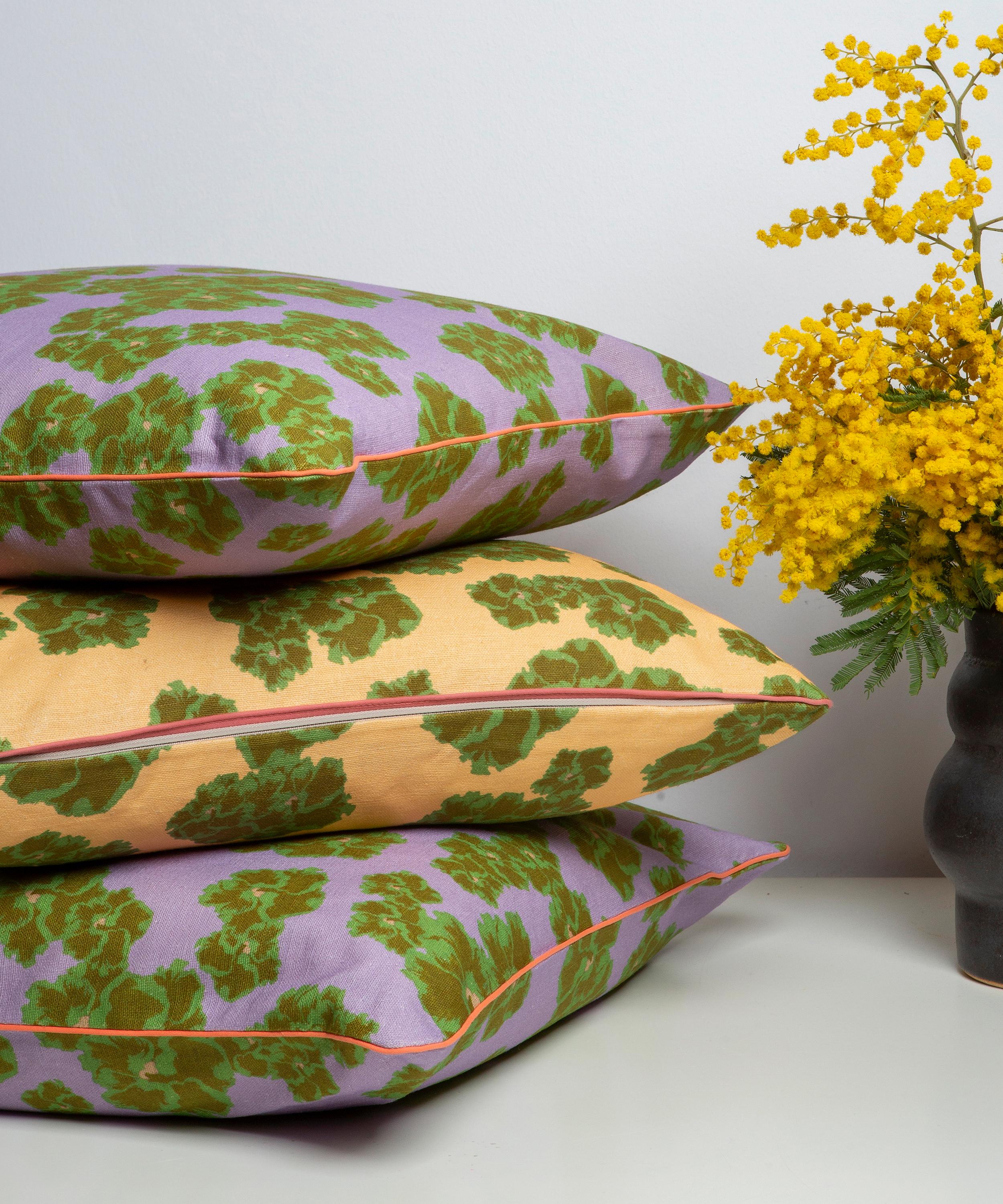 Large shop lilac cushions