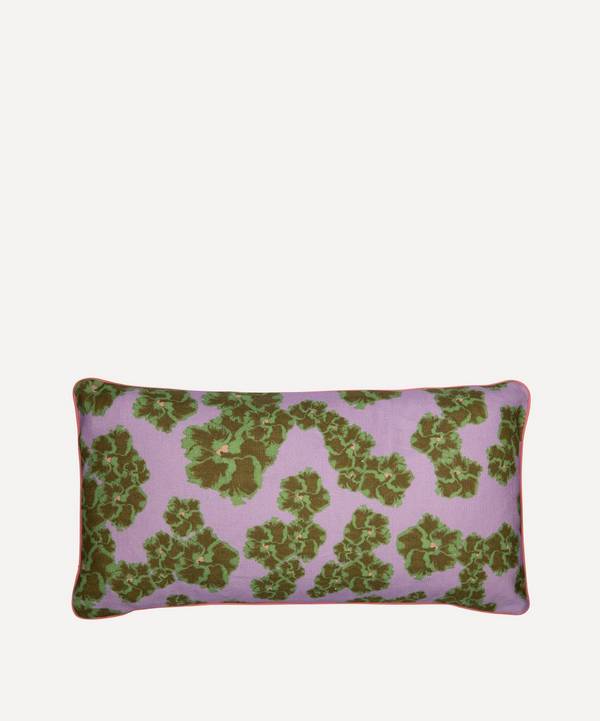 Dar Leone - Ronko Hibiscus Small Lilac Cushion image number 0