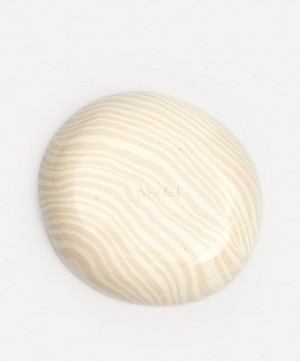 Henry Holland Studio - White on White Stripe Pasta Bowl image number 4