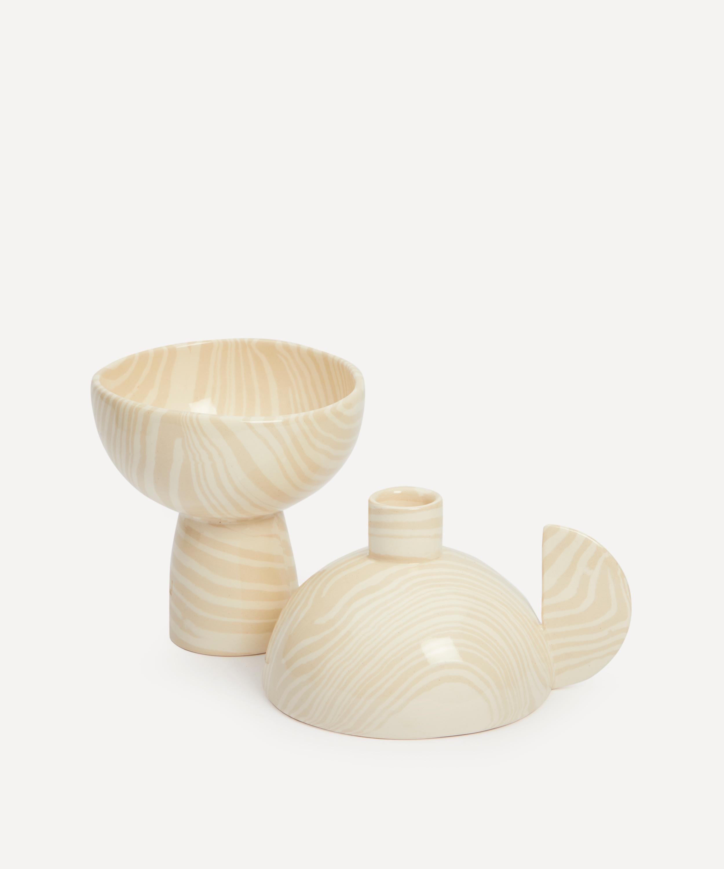Henry Holland Studio - White on White Duo Candle Holder Set image number 0