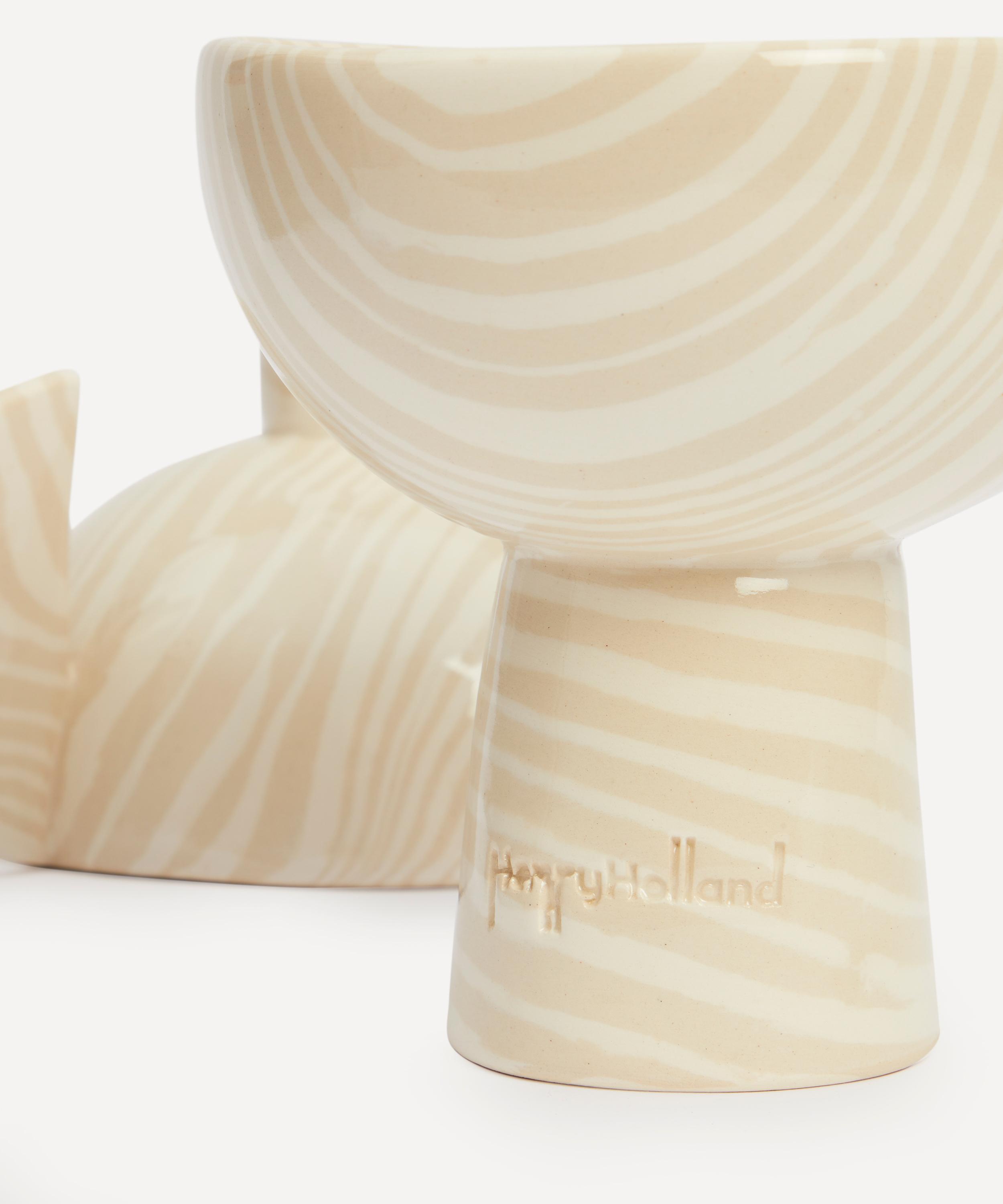 Henry Holland Studio - White on White Duo Candle Holder Set image number 4