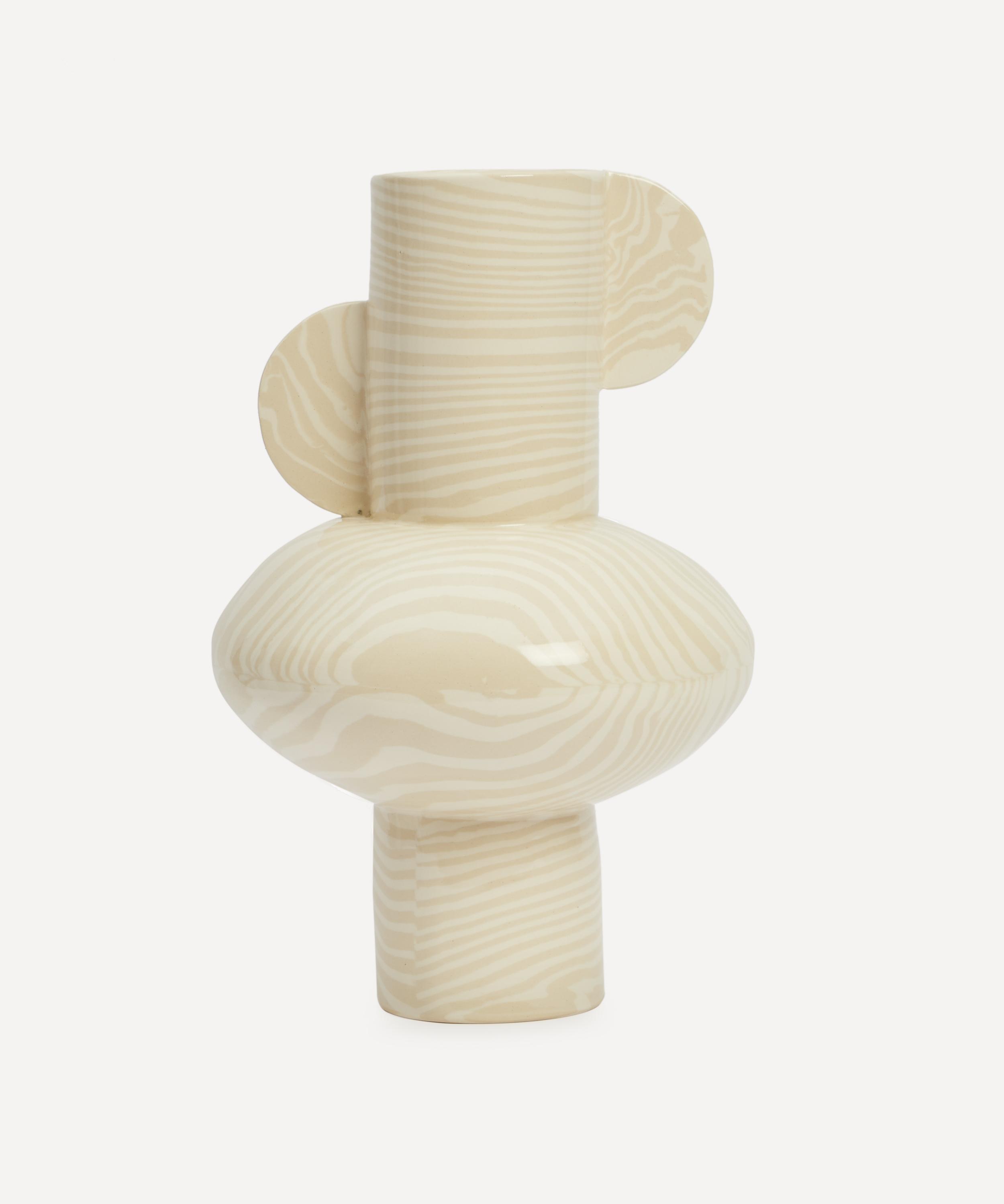 Ceramic Vase - Light beige - Home All