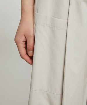 S Max Mara - Glicine Cotton-Poplin Trousers image number 4