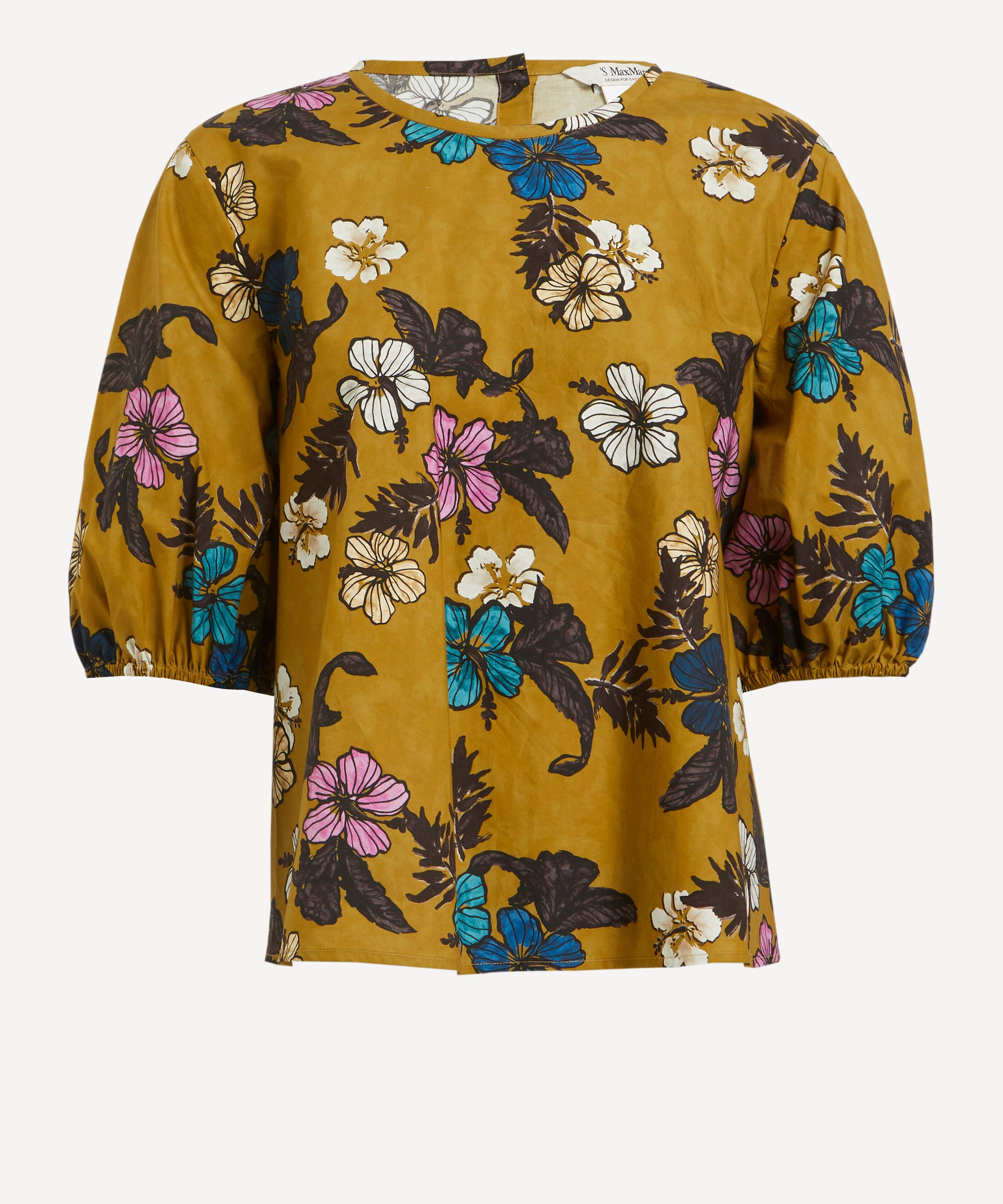 S Max Mara - Cala Printed Cotton Blouse image number 0