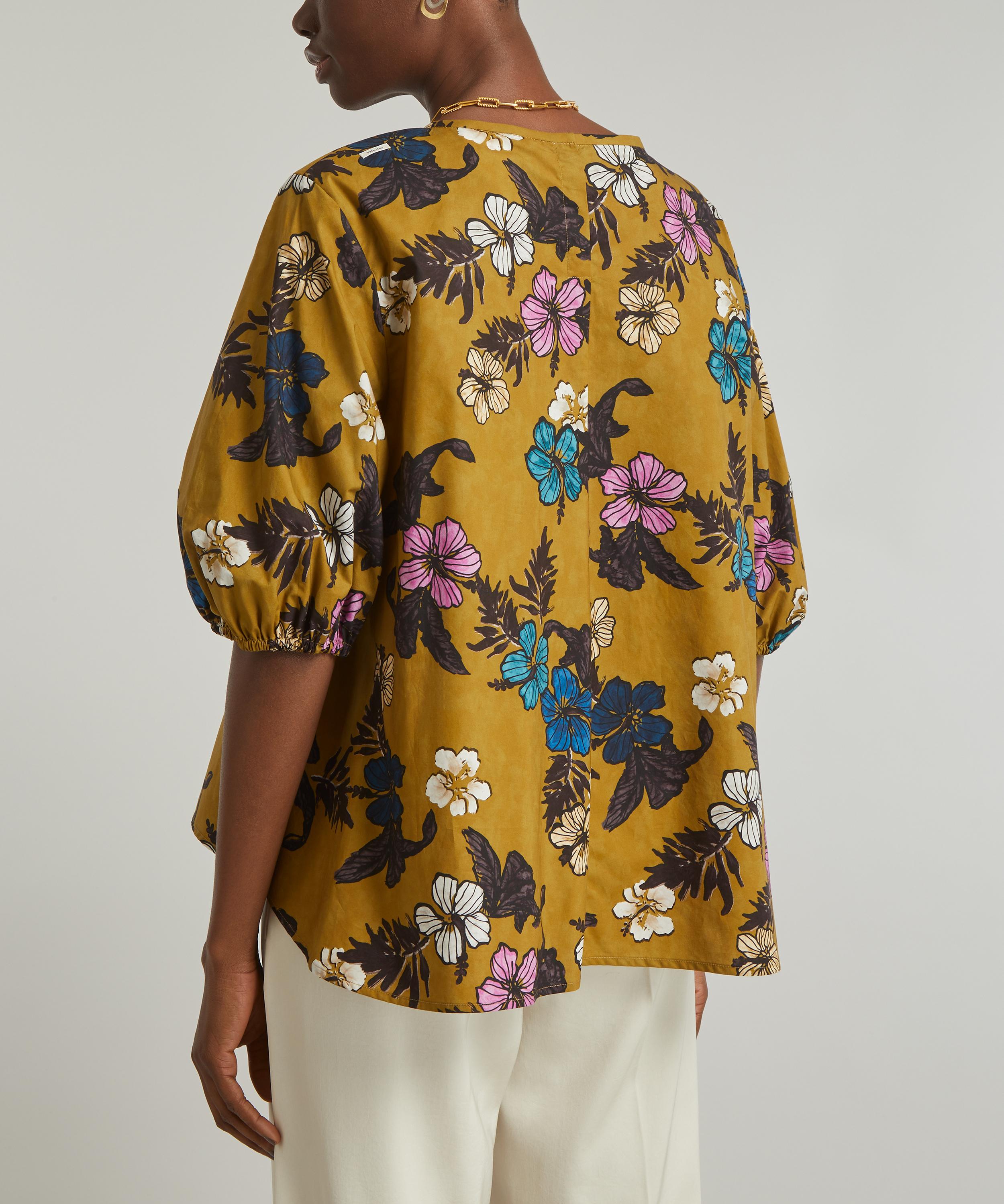 S Max Mara - Cala Printed Cotton Blouse image number 3