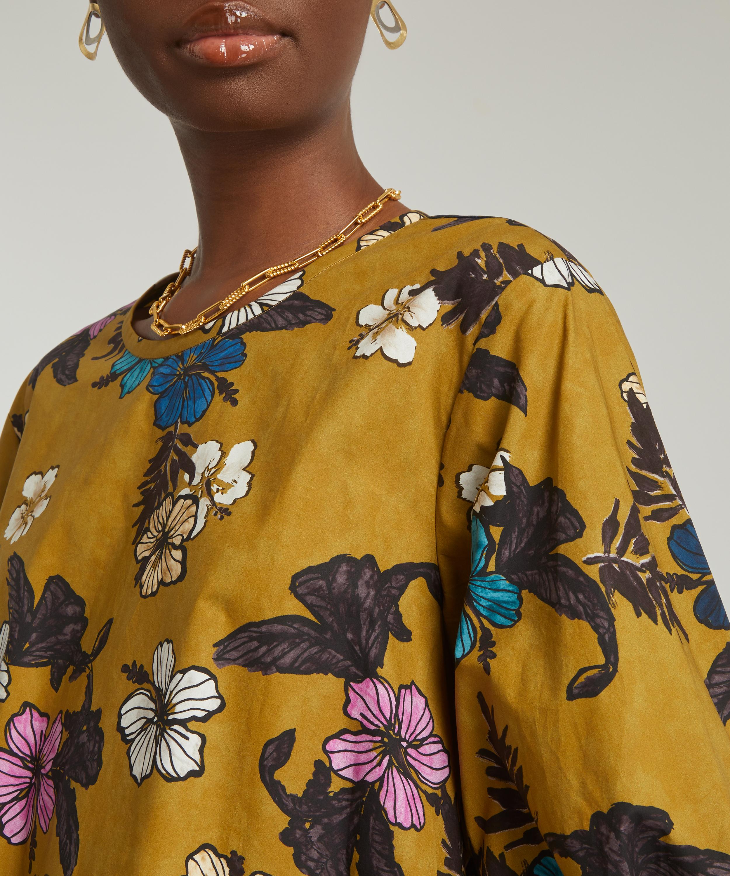S Max Mara - Cala Printed Cotton Blouse image number 4
