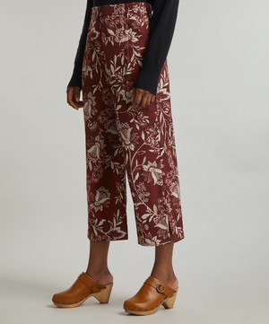 S Max Mara - Teresa Floral-Print Trousers image number 2