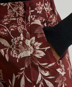 S Max Mara - Teresa Floral-Print Trousers image number 4