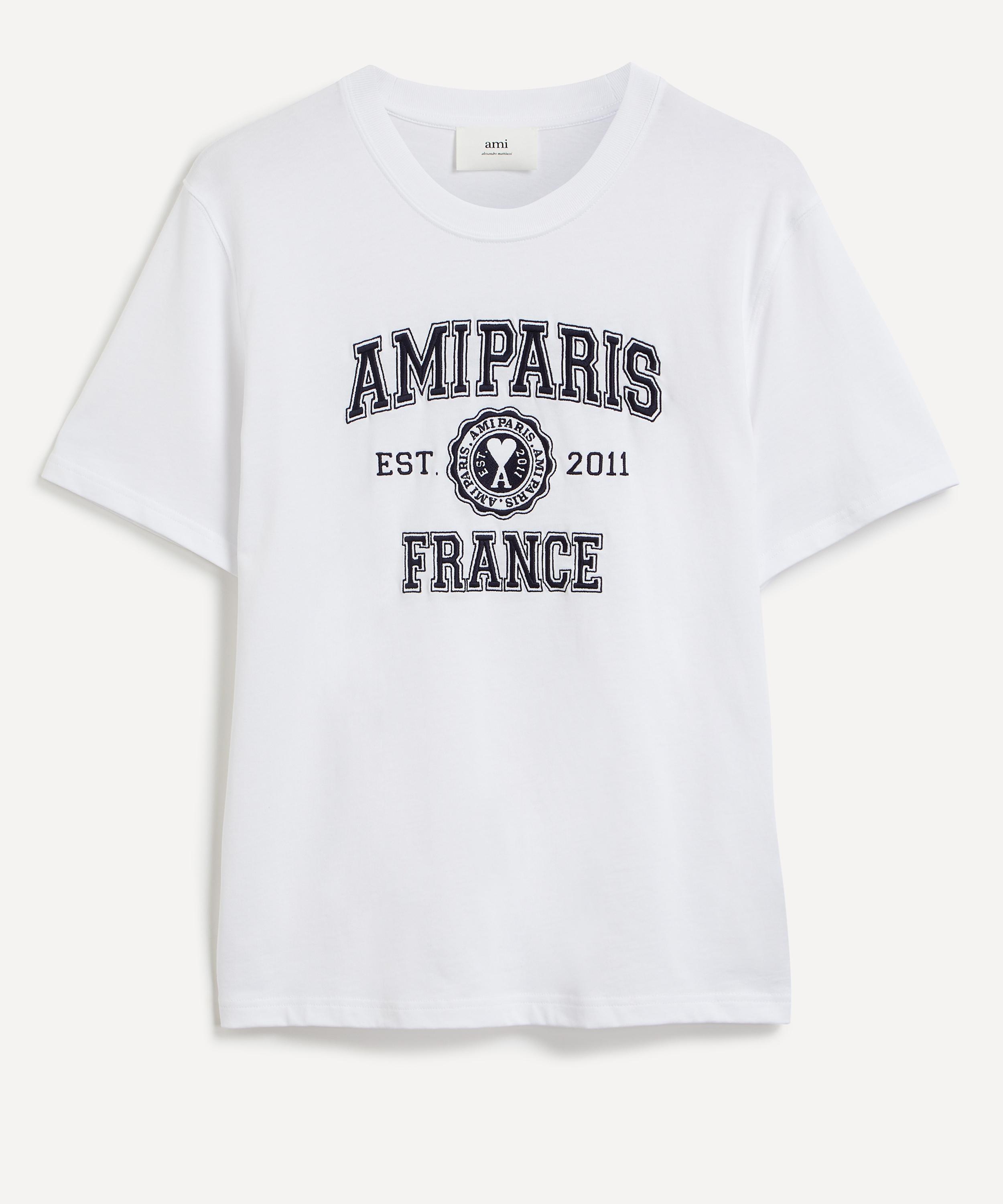 ☆人気☆【AMI】☆アミ パリス ロゴ刺繍Tシャ.ツ☆正規品☆ (AMI