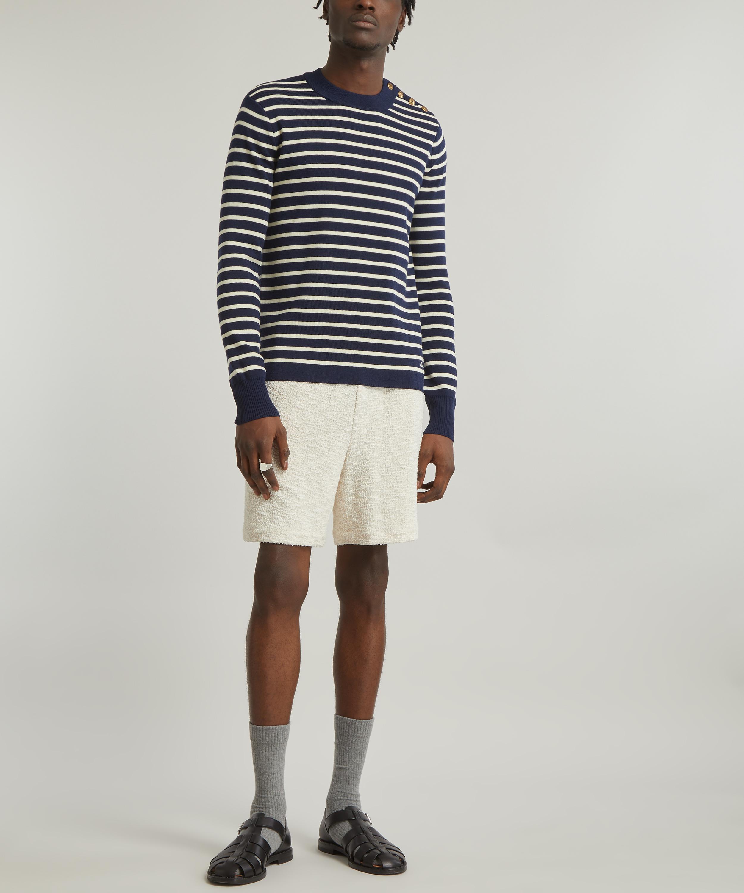 Ami - AMI Embroidery Crewneck Sailor Sweater image number 1