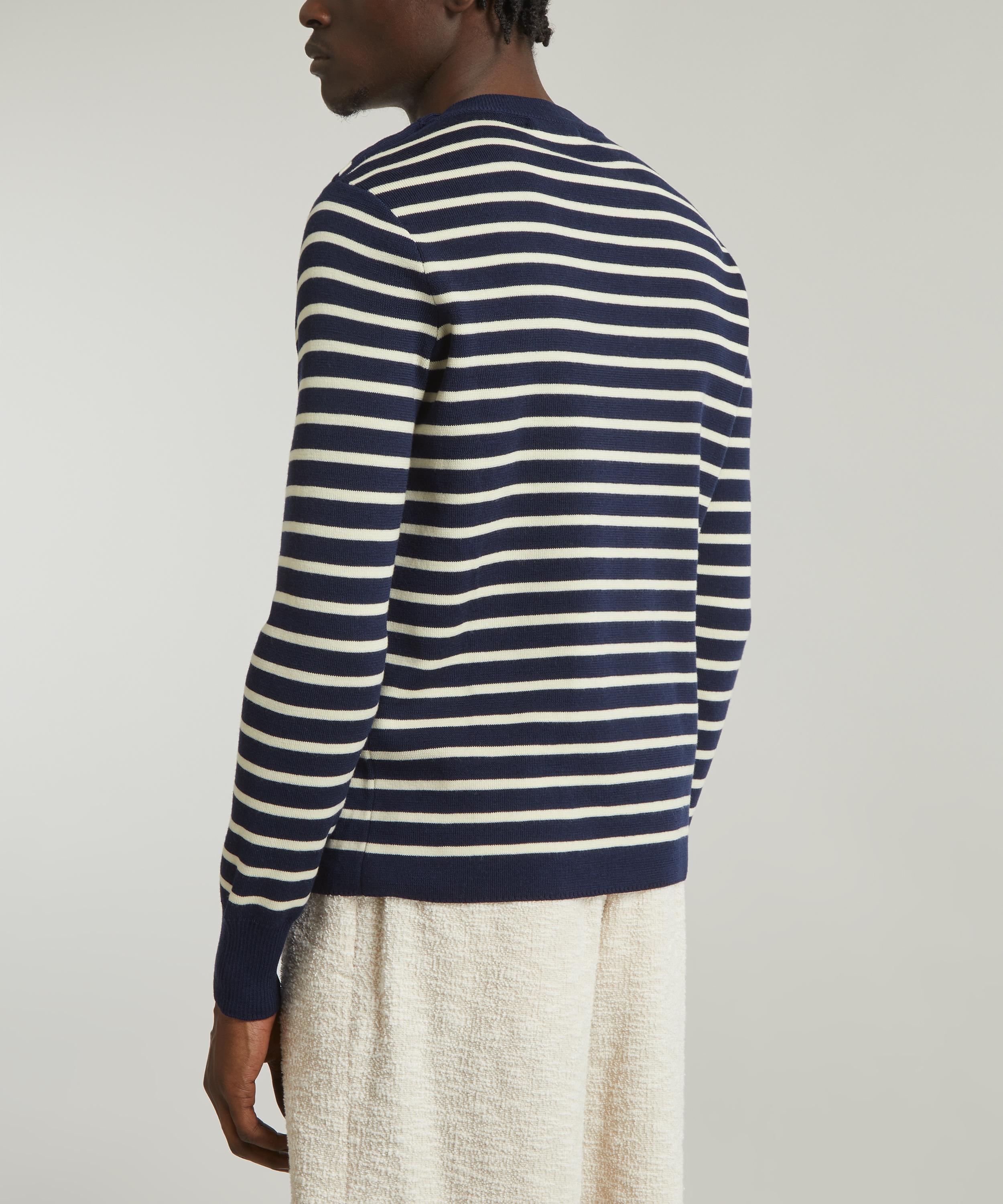 Ami - AMI Embroidery Crewneck Sailor Sweater image number 4