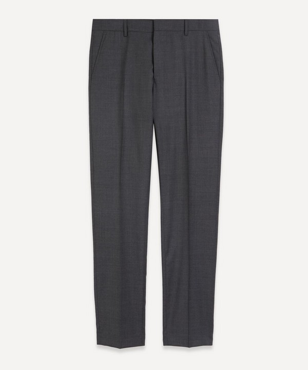 Ami - Heather-Grey Cigarette-Fit Trousers image number null