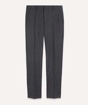 Ami - Heather-Grey Cigarette-Fit Trousers image number 0