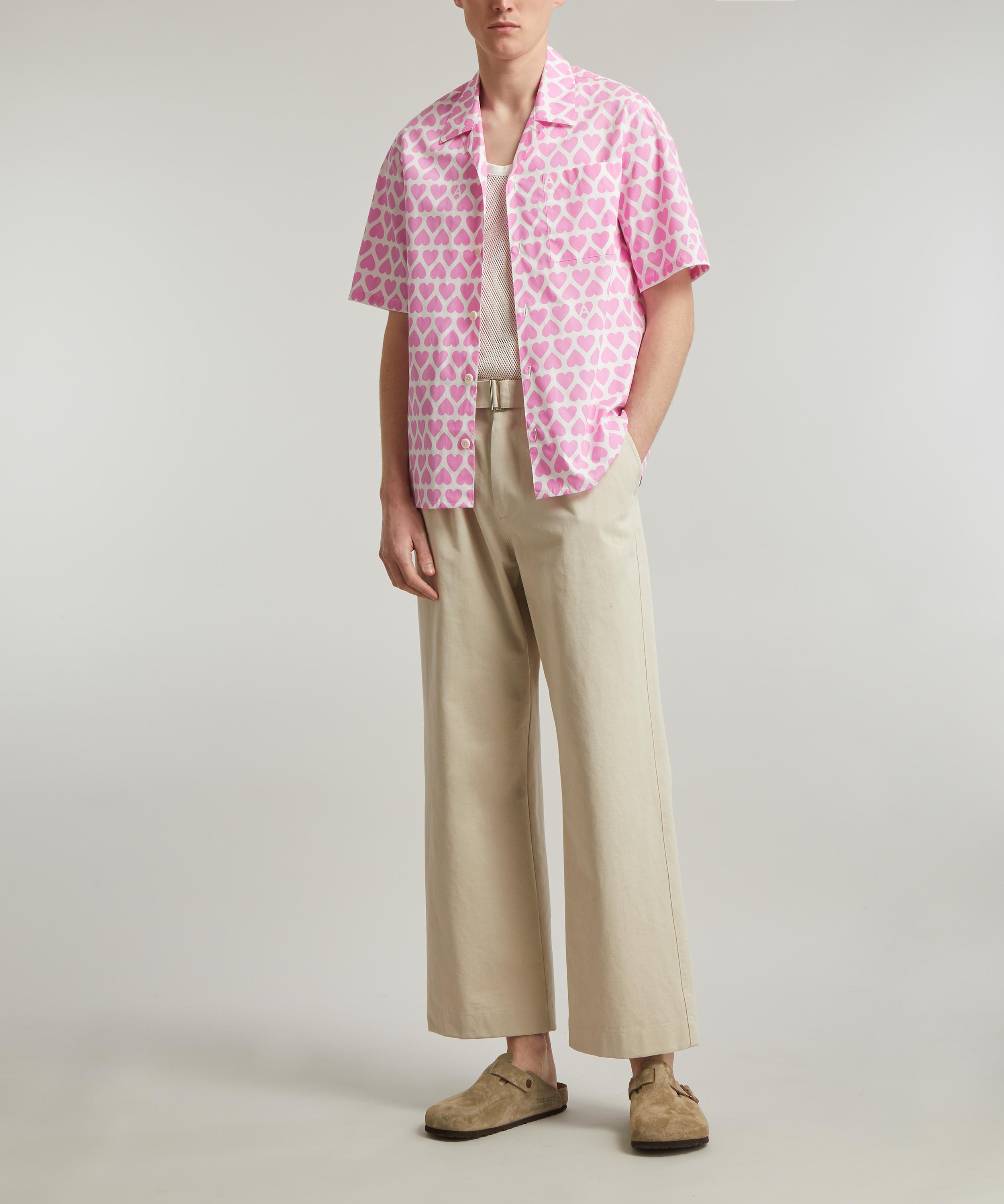 Ami Camp Collar Heart Shirt | Liberty
