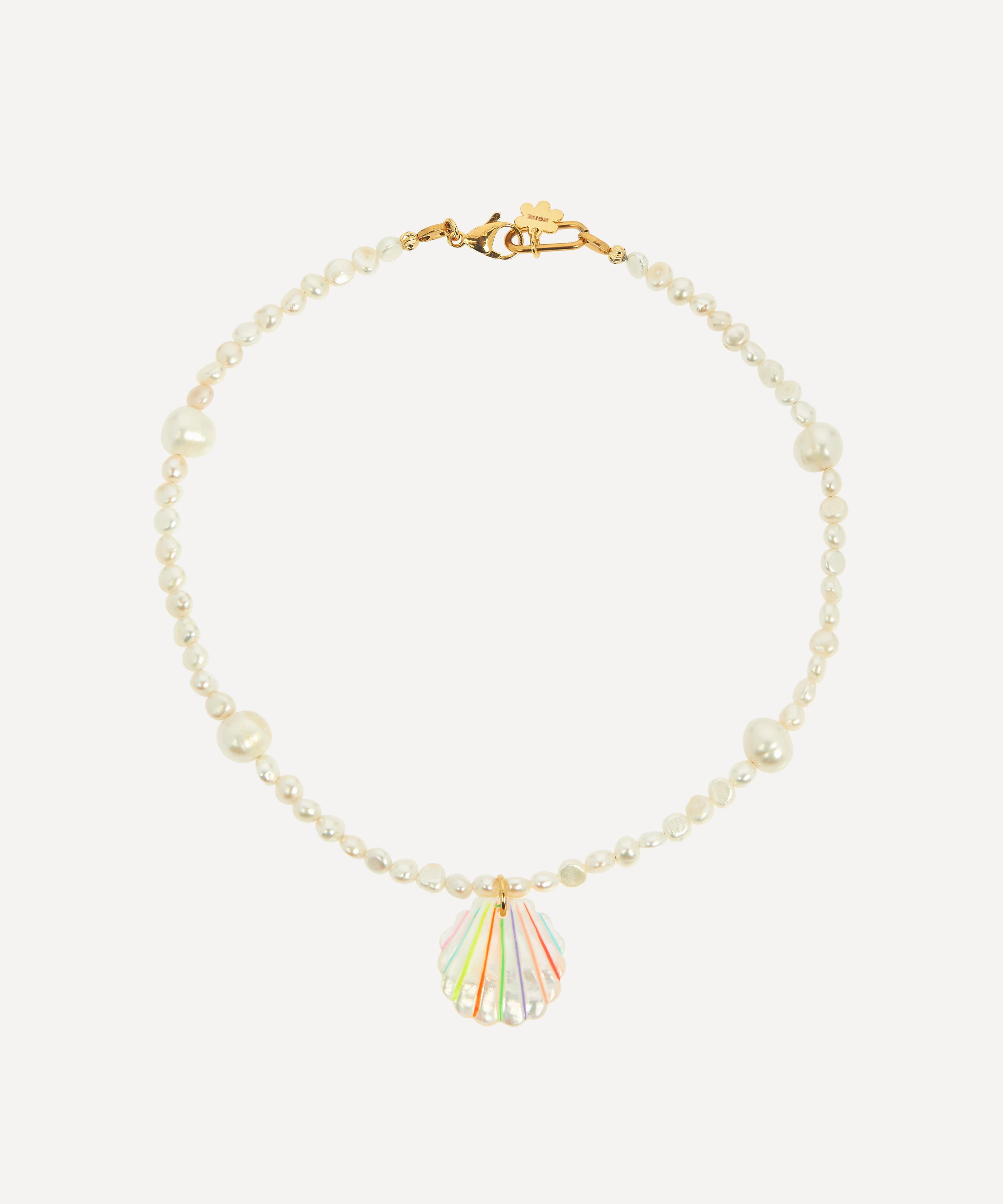 NOTTE - Over the Rainbow Pearl Pendant Necklace image number 0