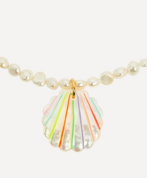 NOTTE - Over the Rainbow Pearl Pendant Necklace image number 2