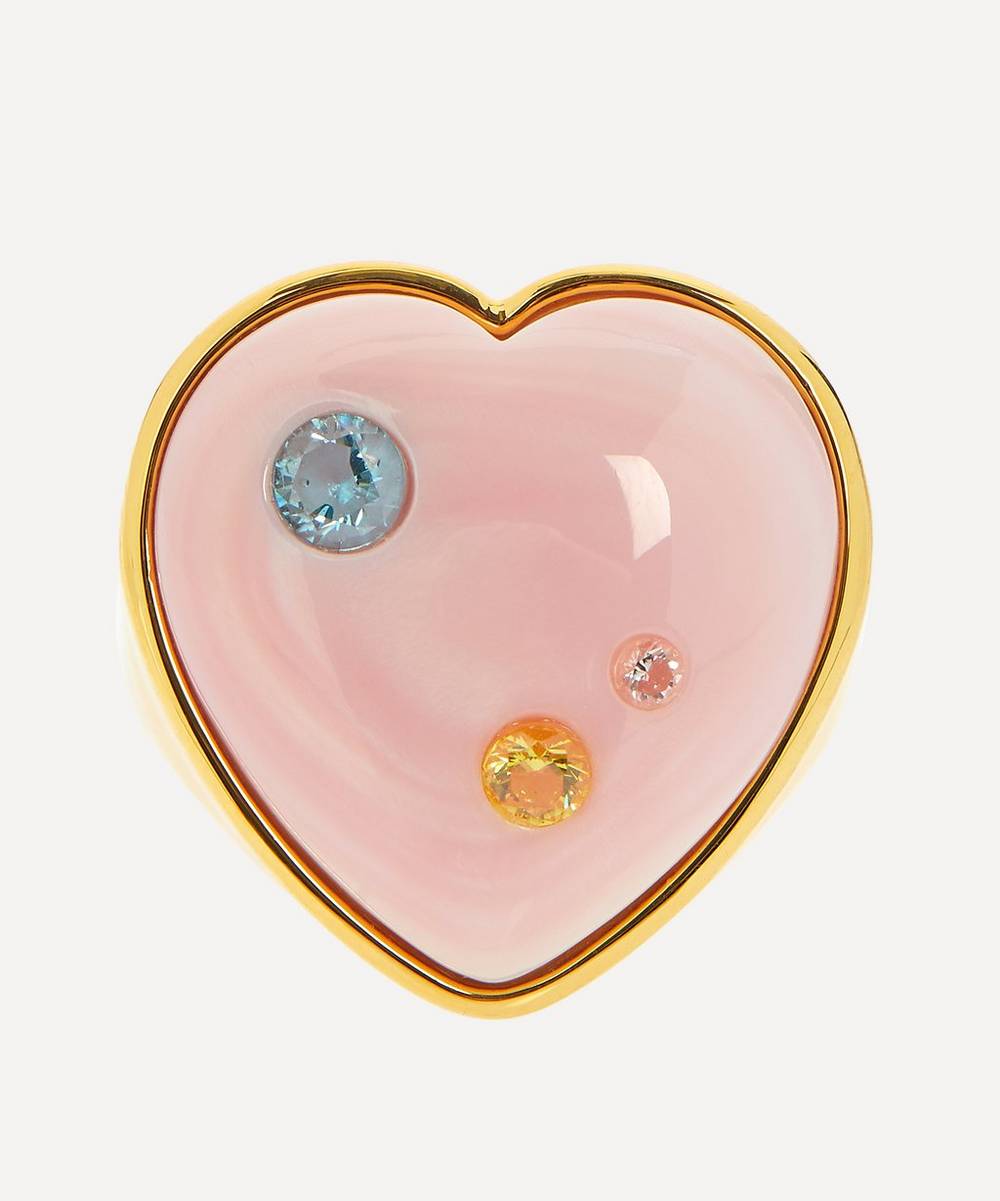 NOTTE - Cotton Candy Heart to Heart Ring
