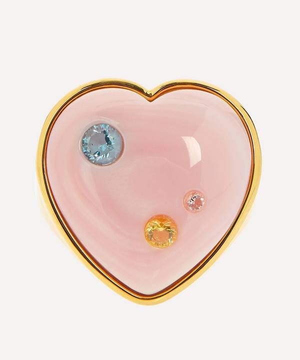 NOTTE - Cotton Candy Heart to Heart Ring image number 0