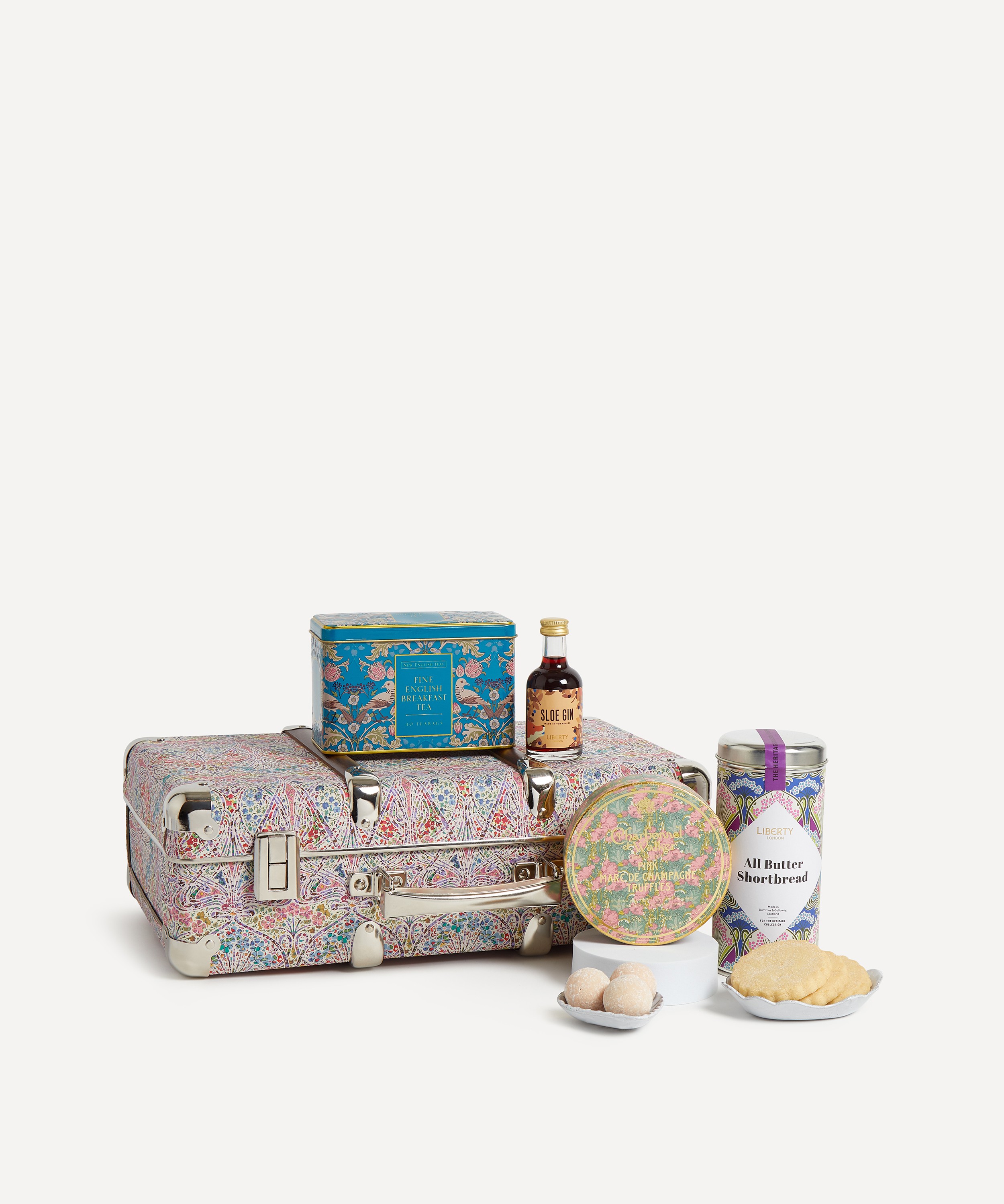 Liberty - Ianthe Blossom Suitcase Hamper image number 0