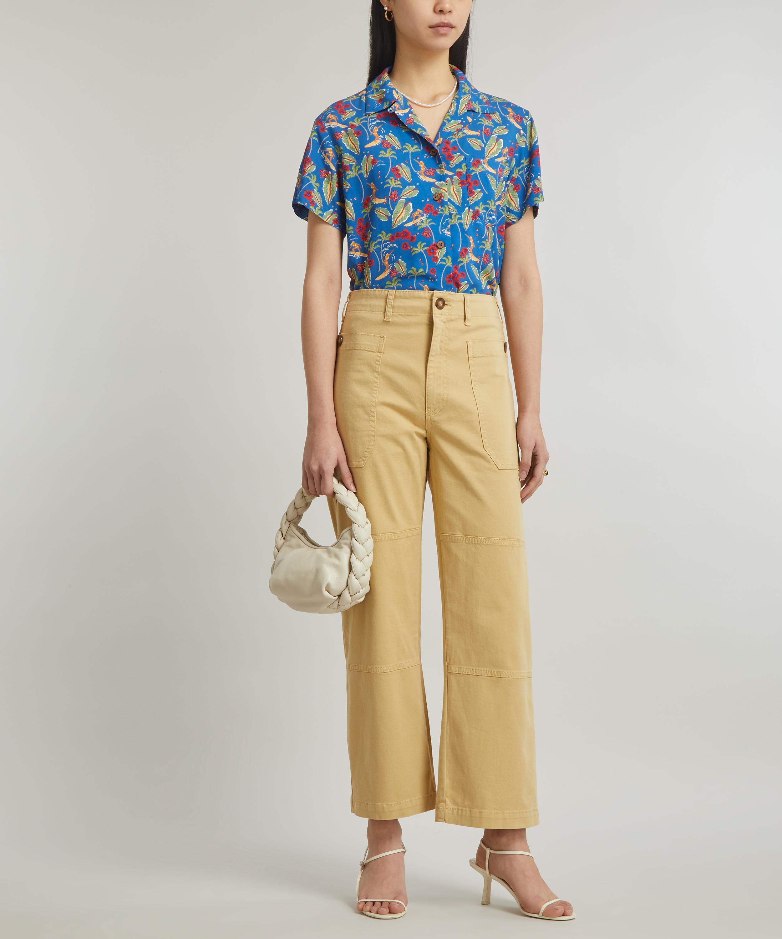 Frame - Oversized Pocket Utility Trousers image number 1