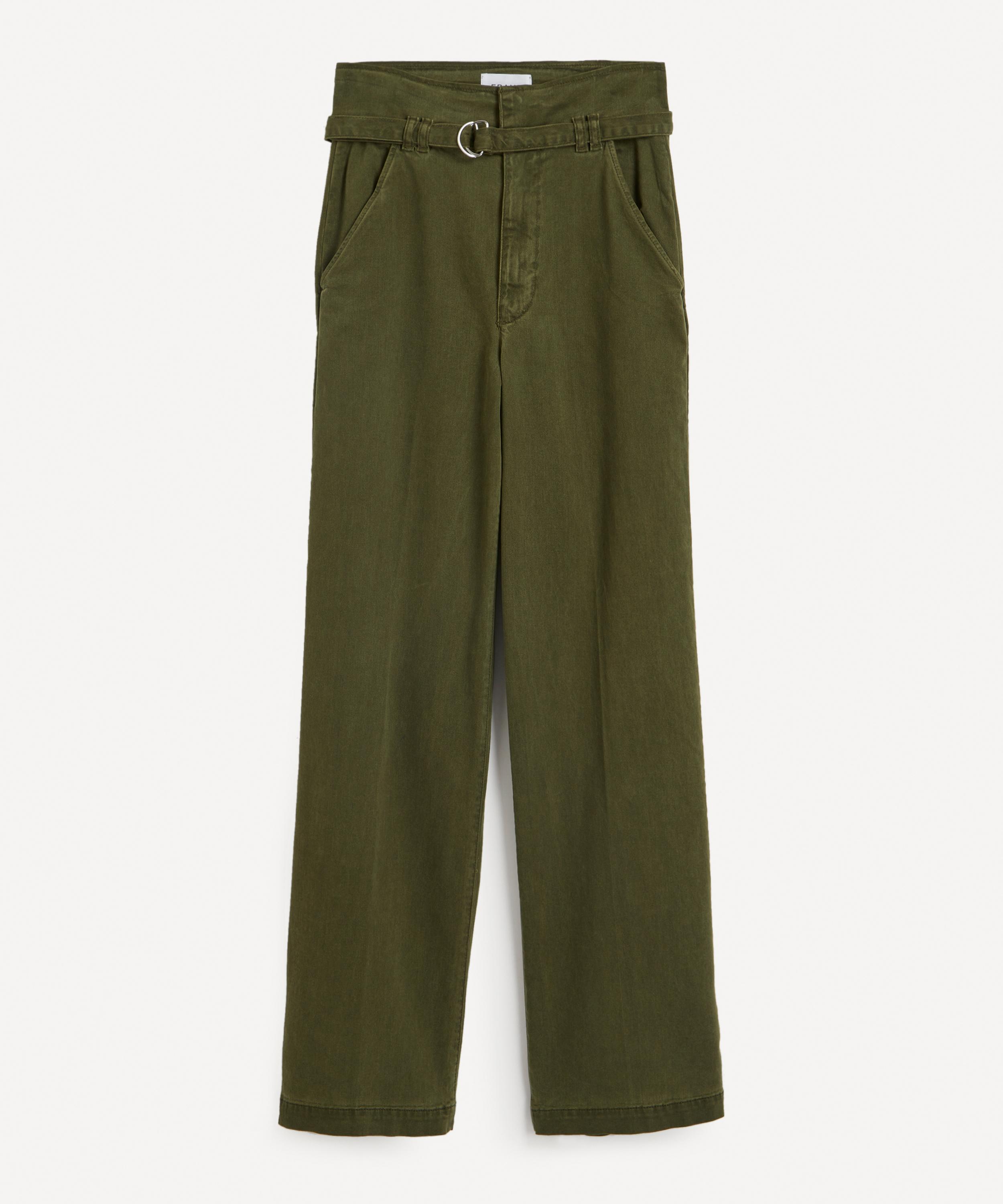 Frame - High-Rise Cargo Trousers image number 0