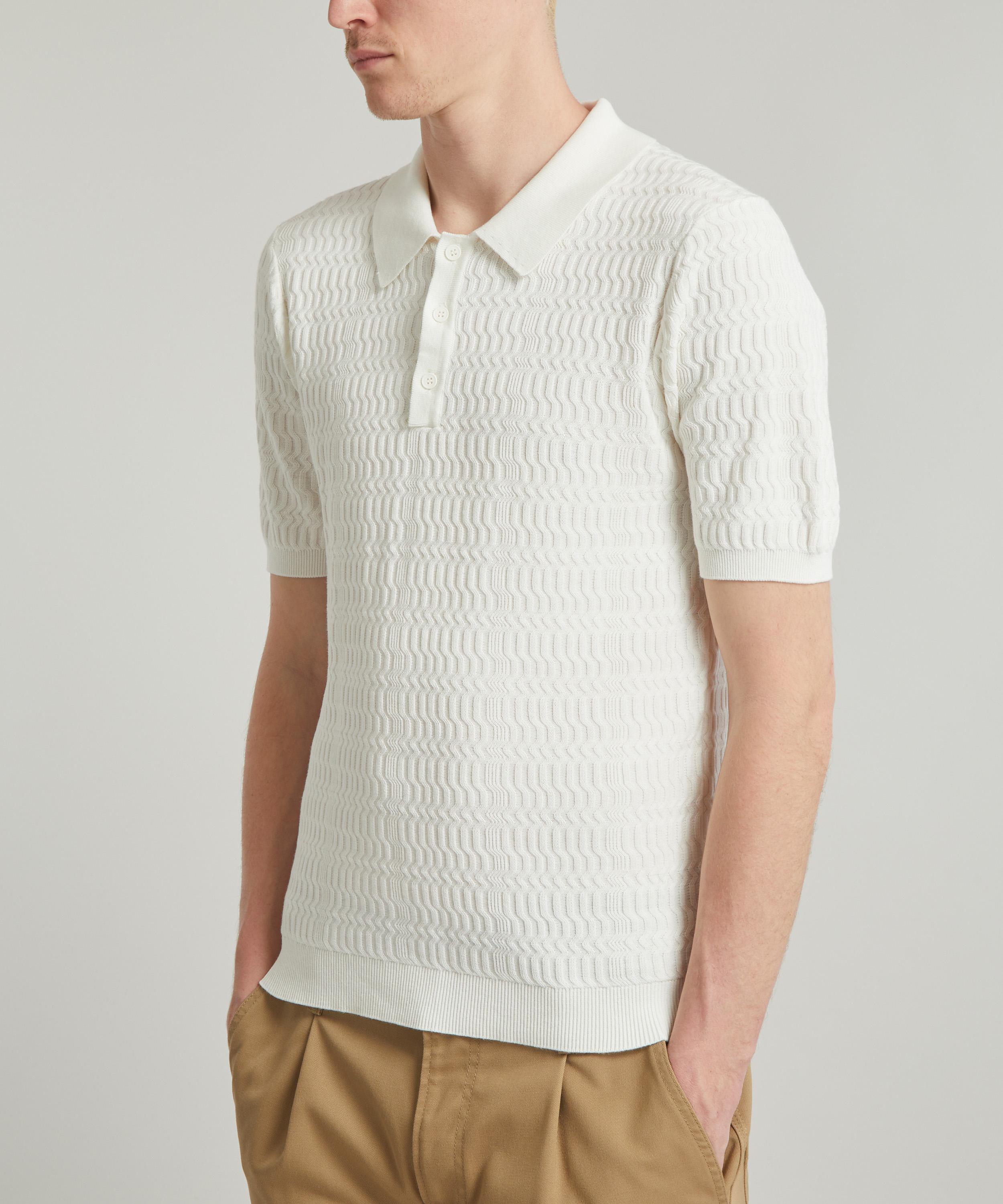 Wax London - Naples Polo White Wave Shirt image number 2