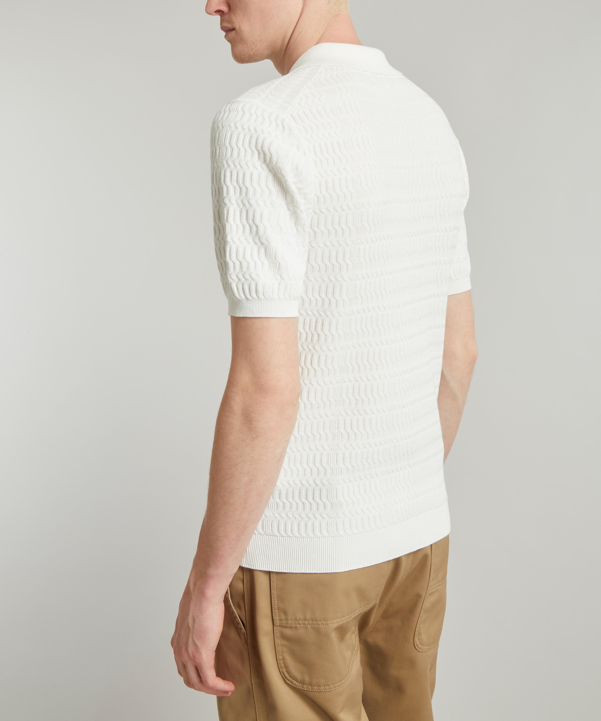 Wax London - Naples Polo White Wave Shirt image number 3