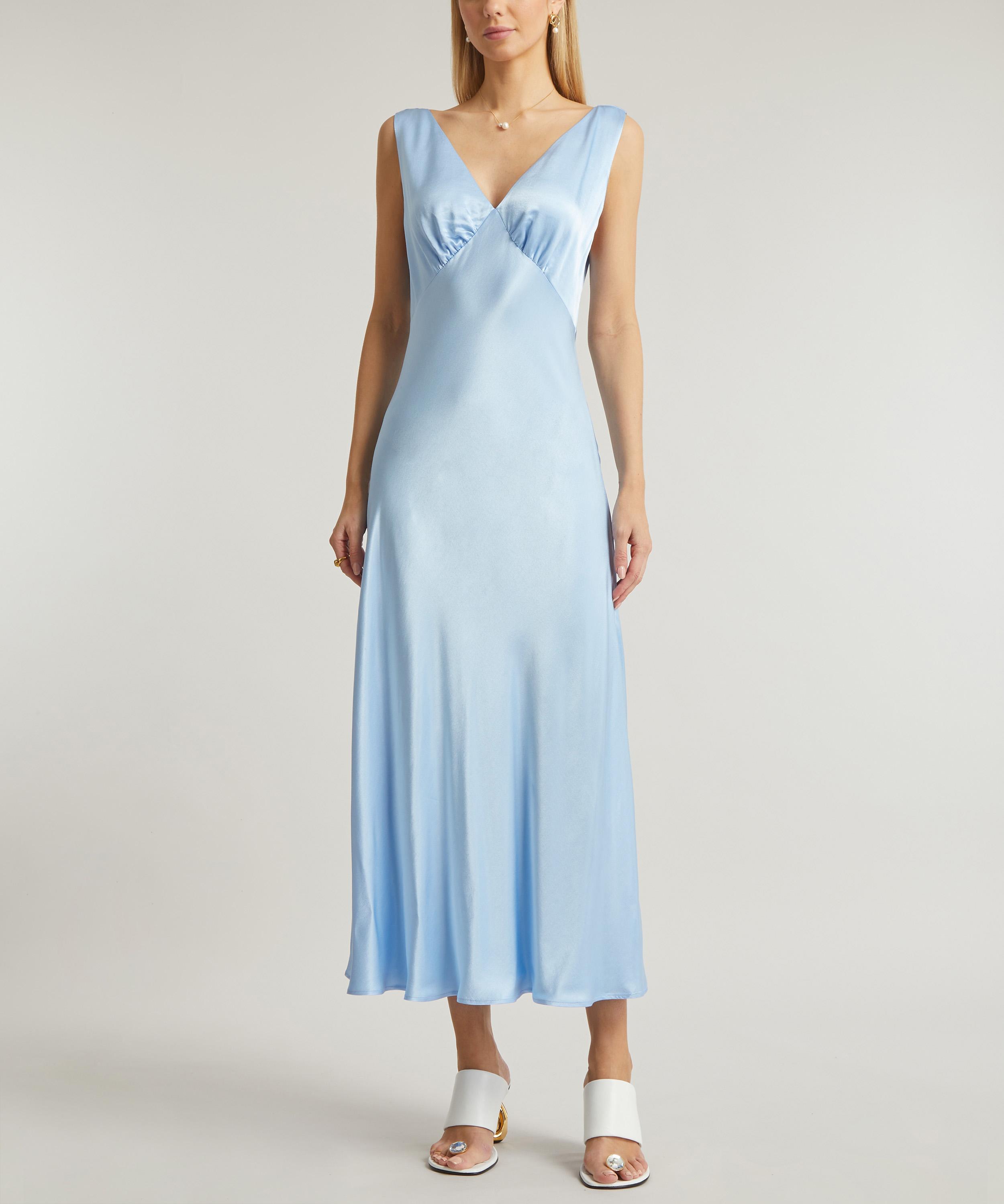 Ice blue sale midi dress