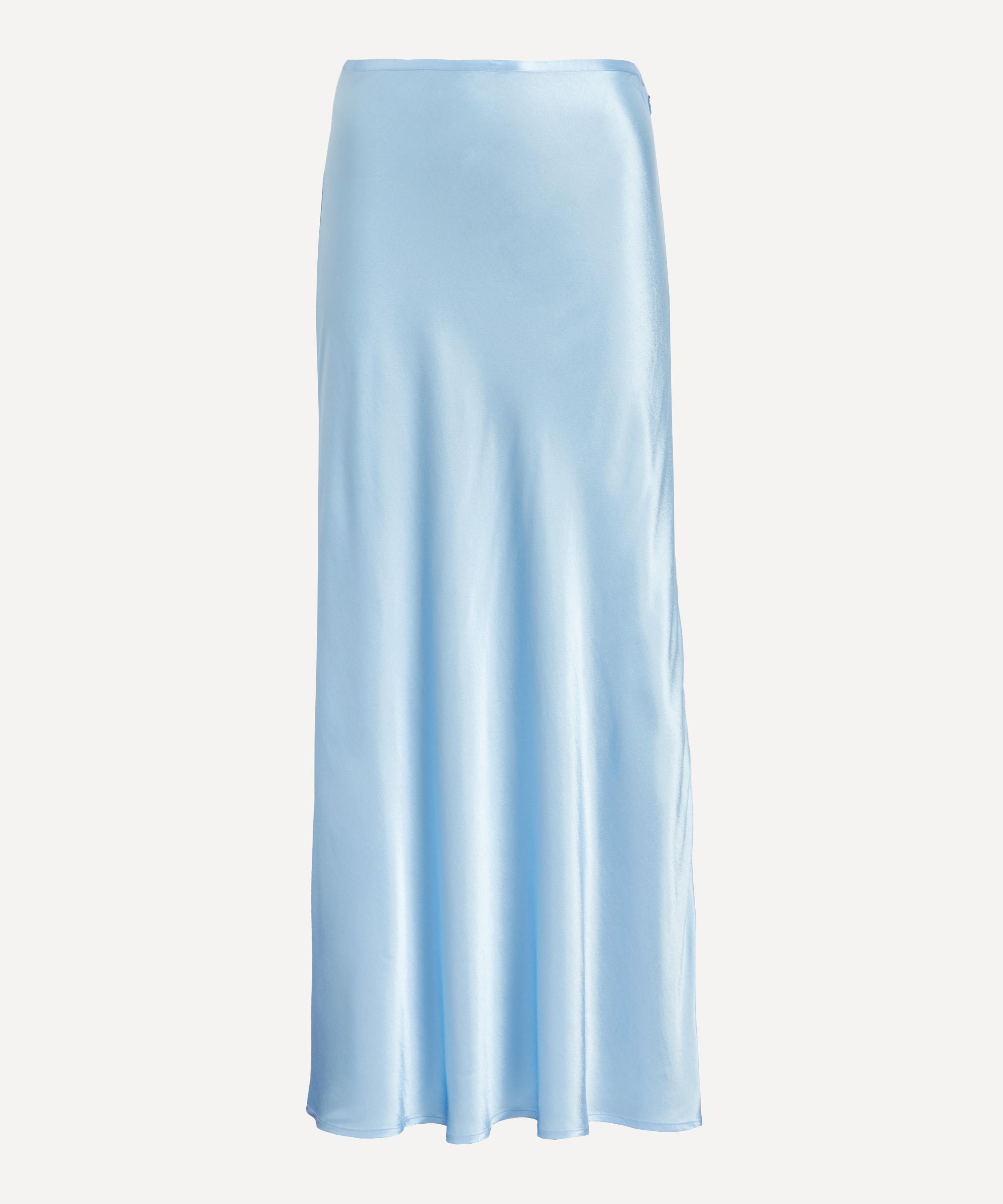 RIXO - Kelly Midi Slip-Skirt image number 0