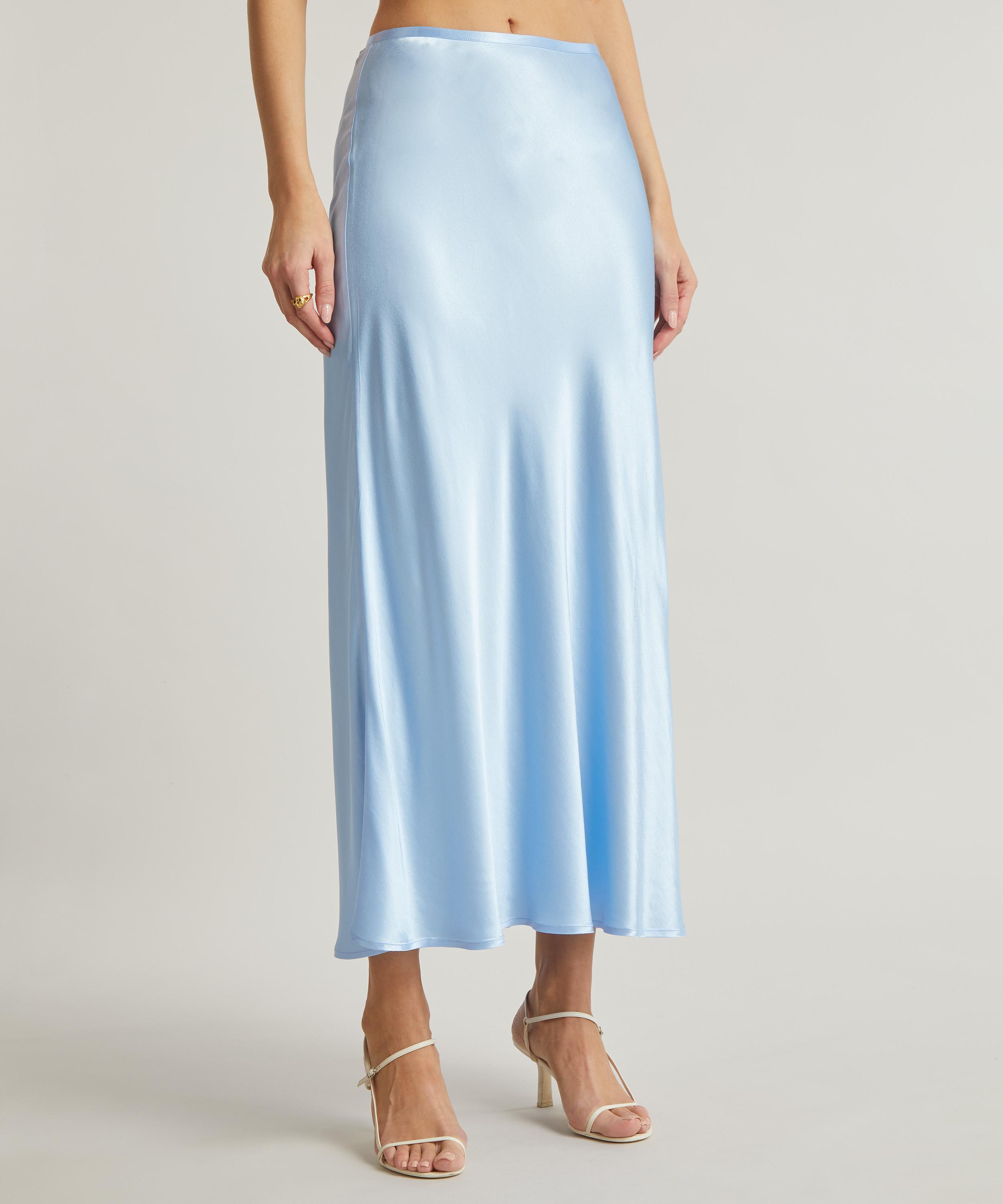 RIXO - Kelly Midi Slip-Skirt image number 2