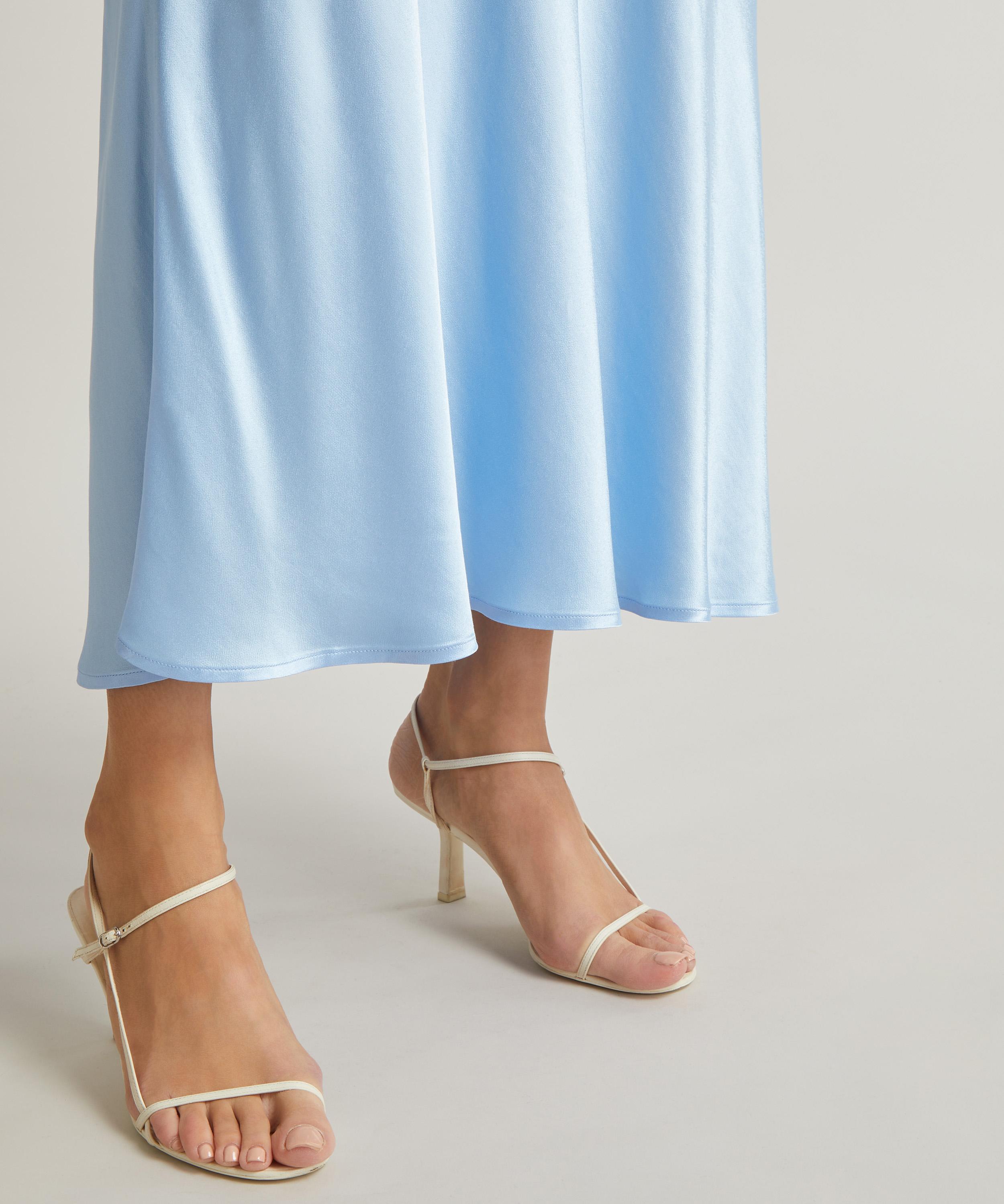 RIXO - Kelly Midi Slip-Skirt image number 4