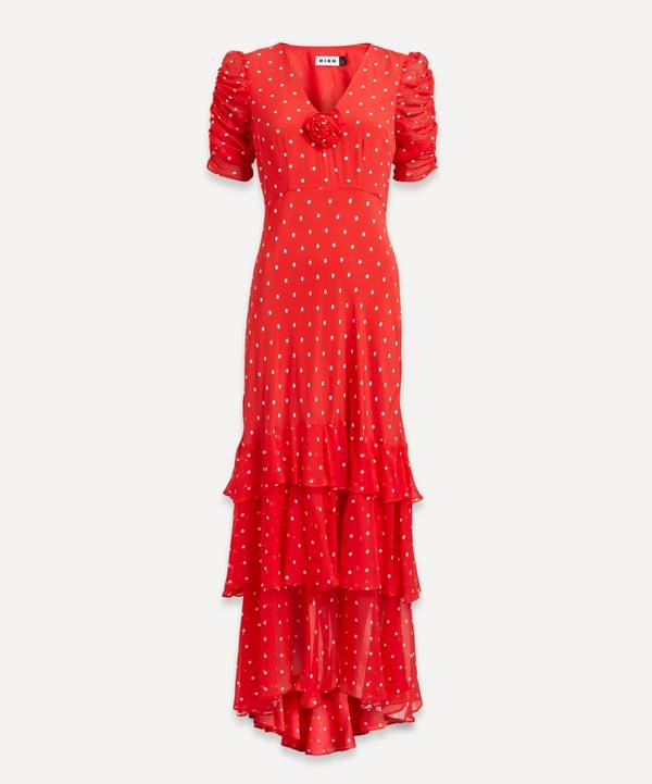 RIXO - Rosheen Silk-Blend Midi-Dress image number 0