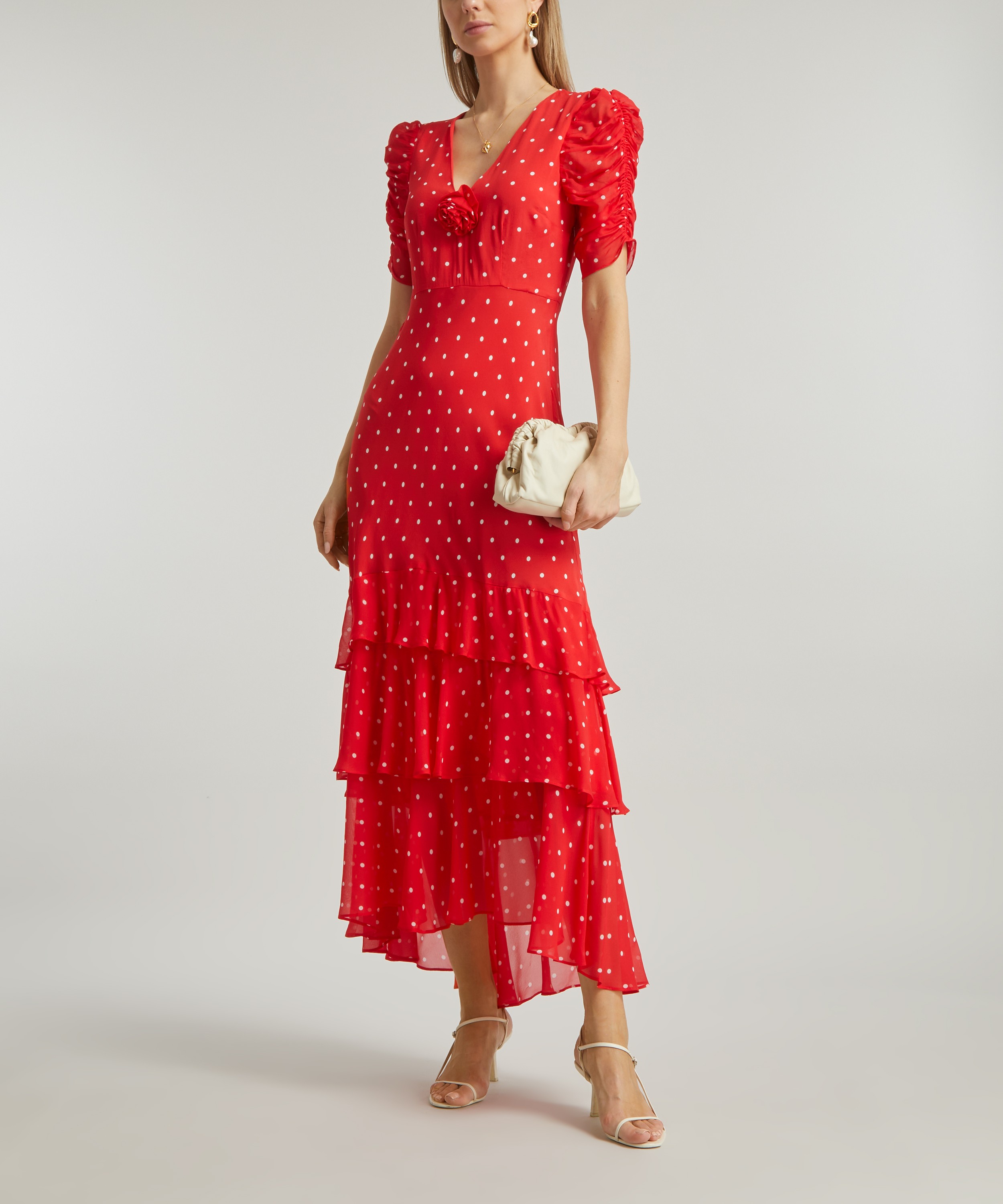 RIXO - Rosheen Silk-Blend Midi-Dress image number 1