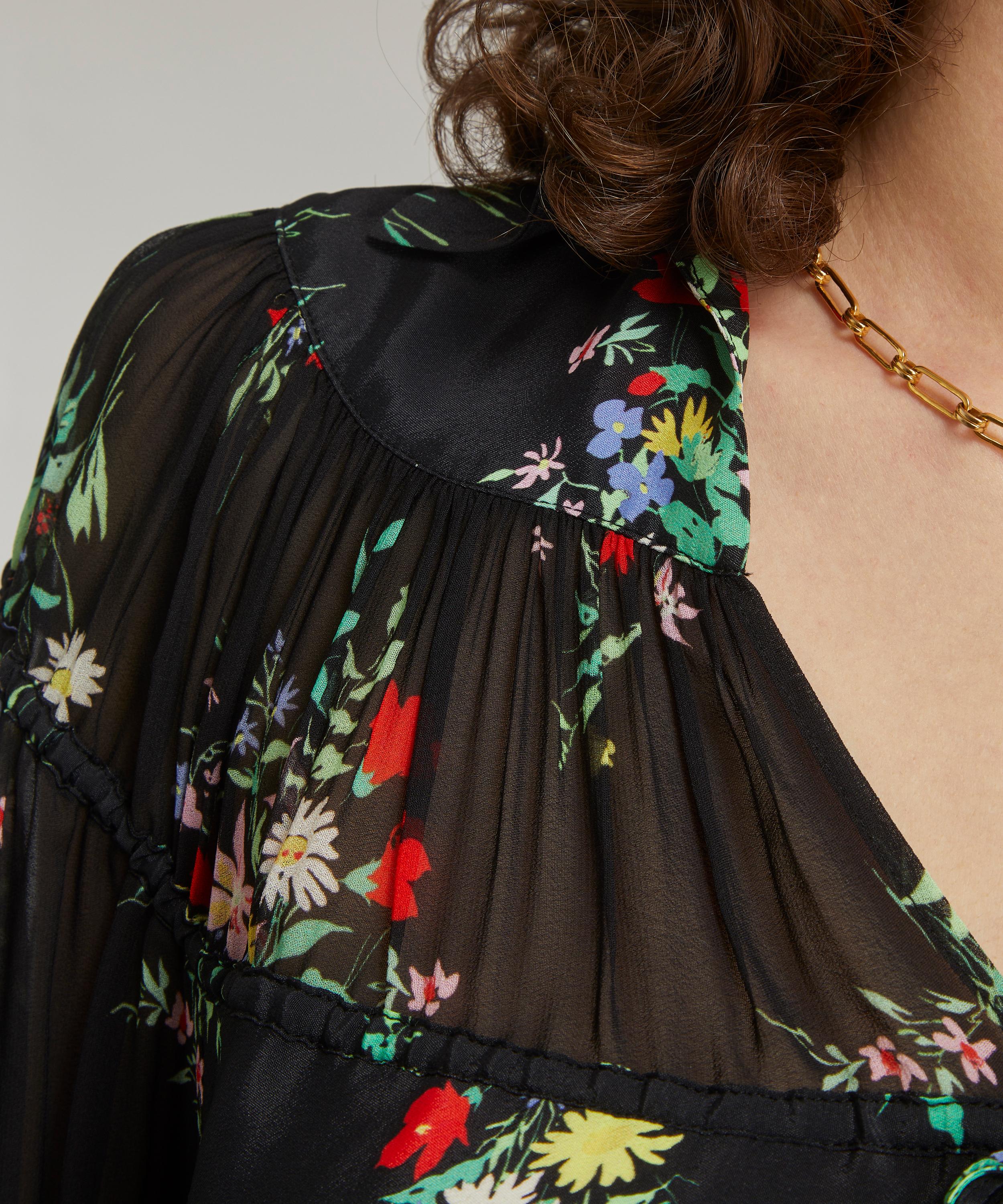 RIXO - Finley Silk-Blend Blouse image number 4