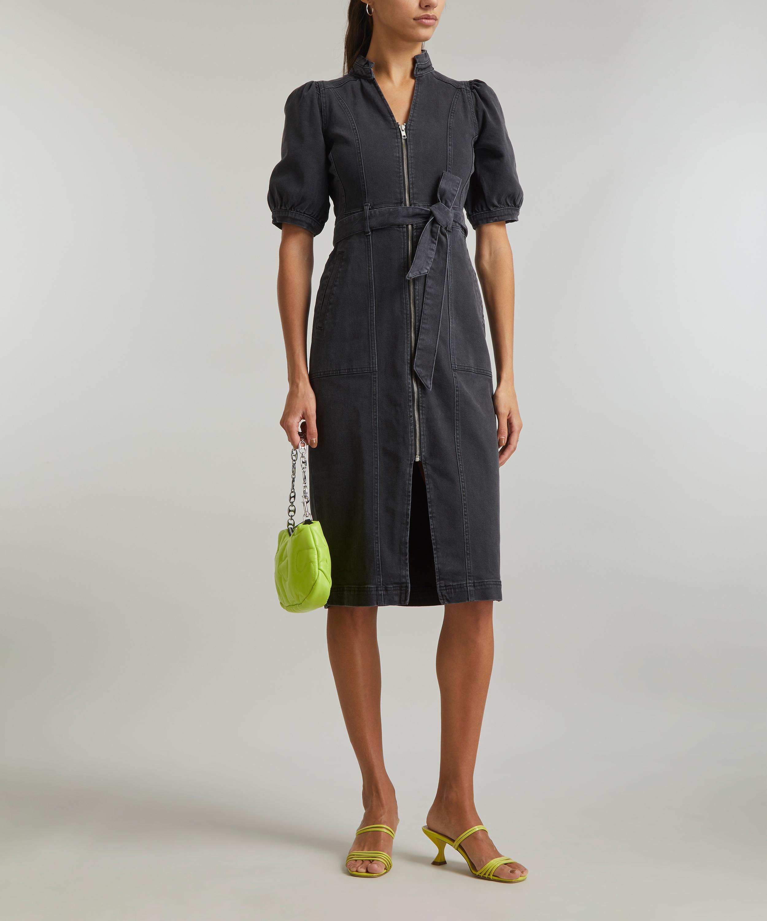 Scamp & Dude - Washed Black Denim Dress image number 1