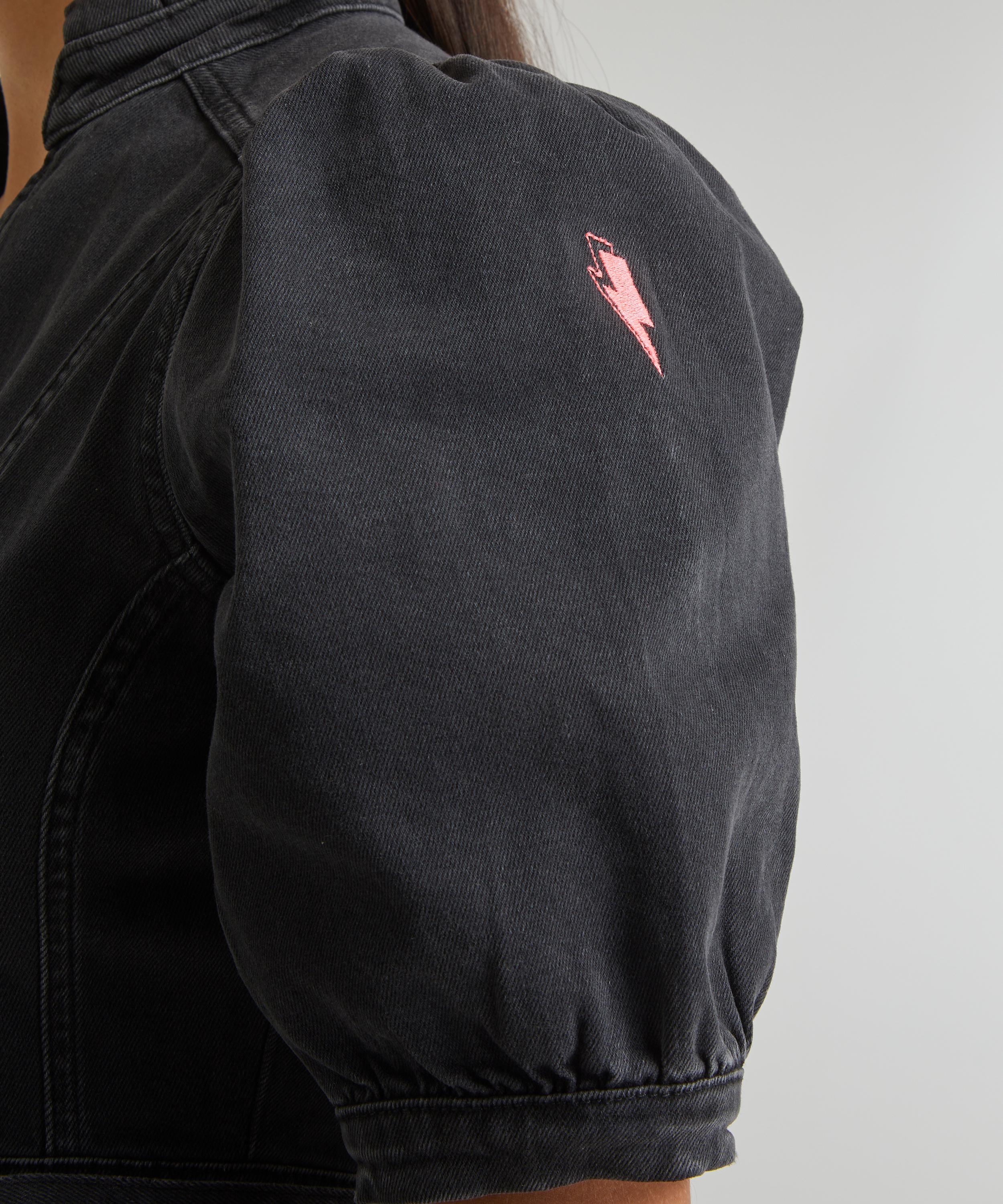 Scamp & Dude - Washed Black Denim Dress image number 4