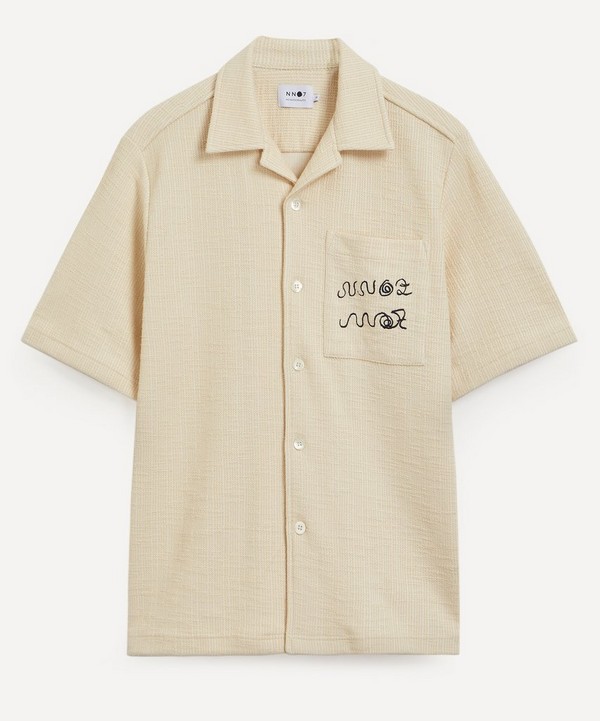 NN07 - Julio 3520 Cotton-Blend Bouclé Yarn Shirt image number null